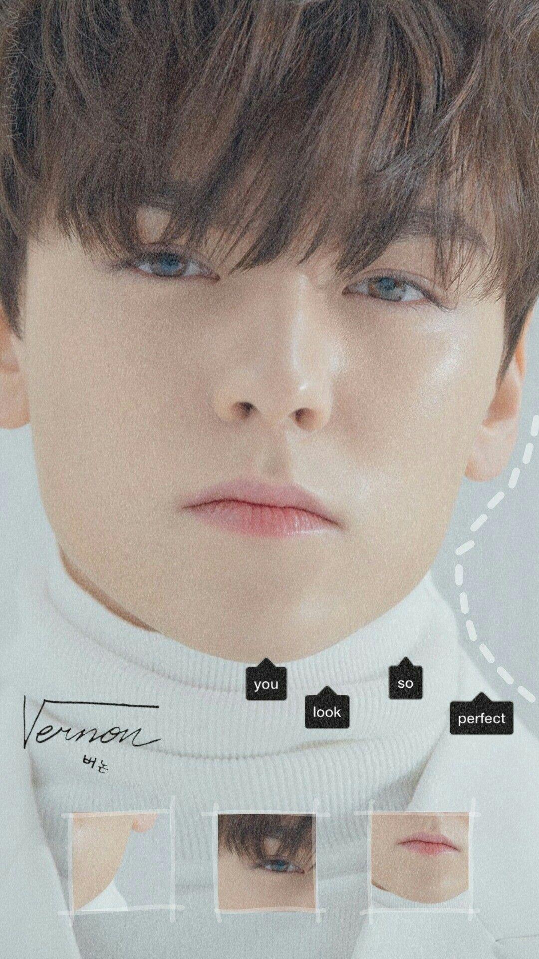 1080x1920 Wallpaper #Vernon #YOU_MADE_MY_DAWN WALLPAPER #SEVENTEEN.. Cr. Tumblr Wallpaperpopk ♥️