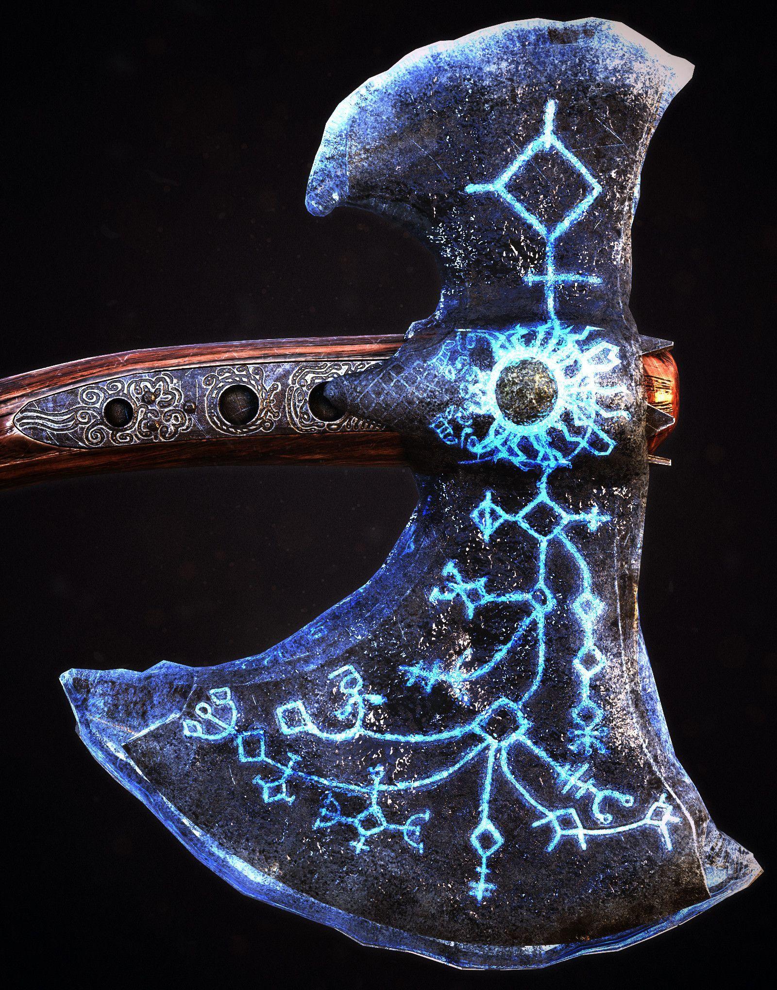 1600x2040 AXE God of War Anton Krasko. Kratos god of war, God of war, War tattoo