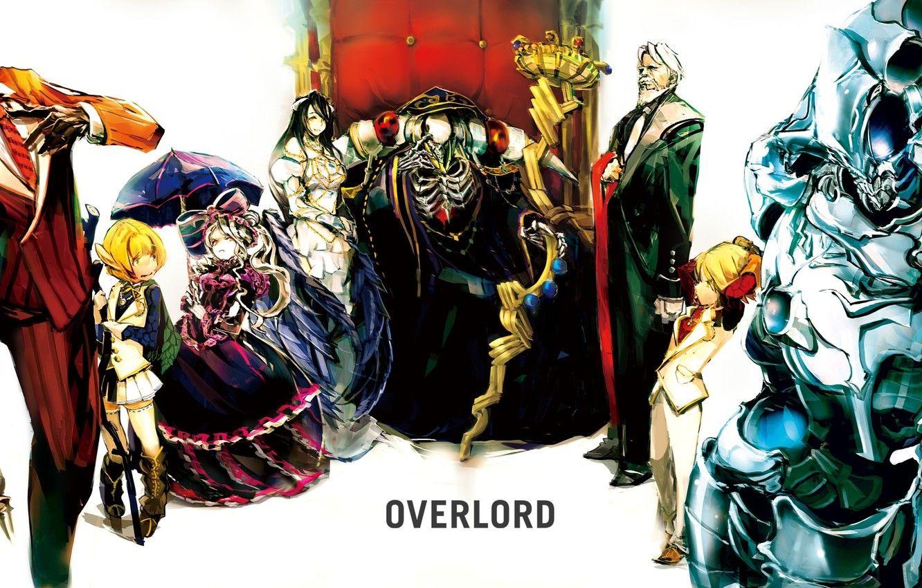 1332x850 Wallpaper Overlord, Albedo, Beautiful Sea Flower, Shalltear Blood Fall, Demiurge, Ainz Ooal Gown, Sebas Tian, Aura Bella Fiora, Cocytus image for desktop, section прочее
