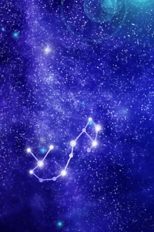 960x1440 Simple Dreamy Twelve Constellations Of Scorpio Starry Sky Background, Starry Sky, Dream, Beautiful Background Image for Free Download