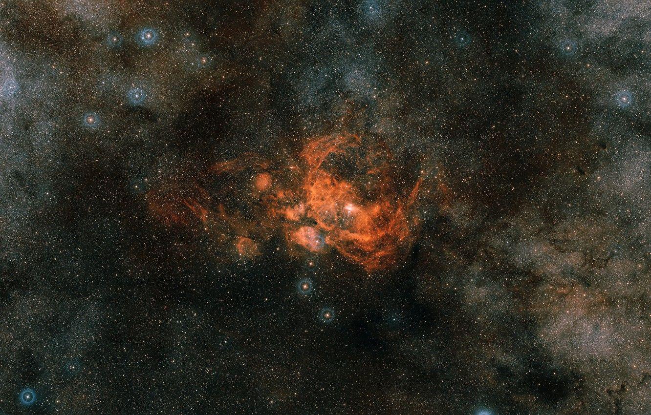 1332x850 Wallpaper Scorpio, constellation, NGC emission nebula, Pismis - for desktop, section космос