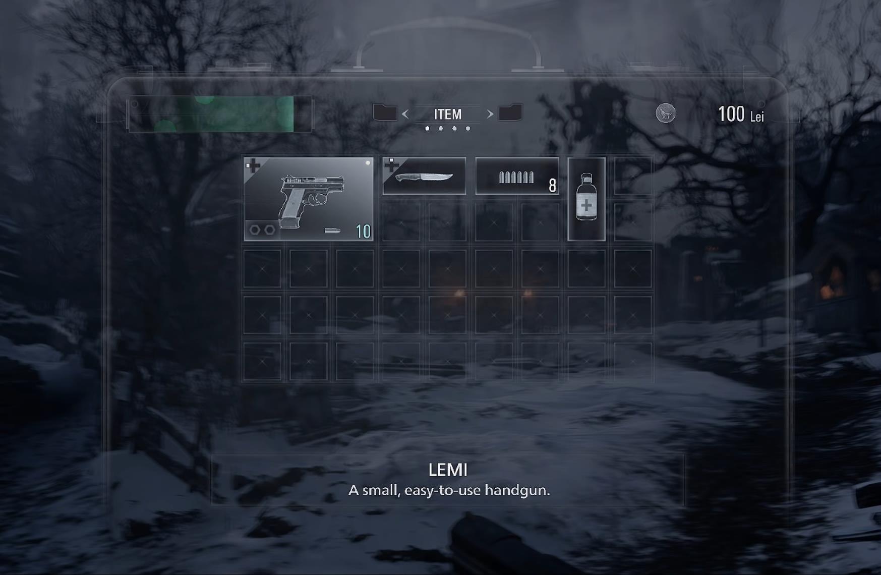 1747x1140 Resident Evil: Village video has a first look at inventory, few more seconds of gameplay
