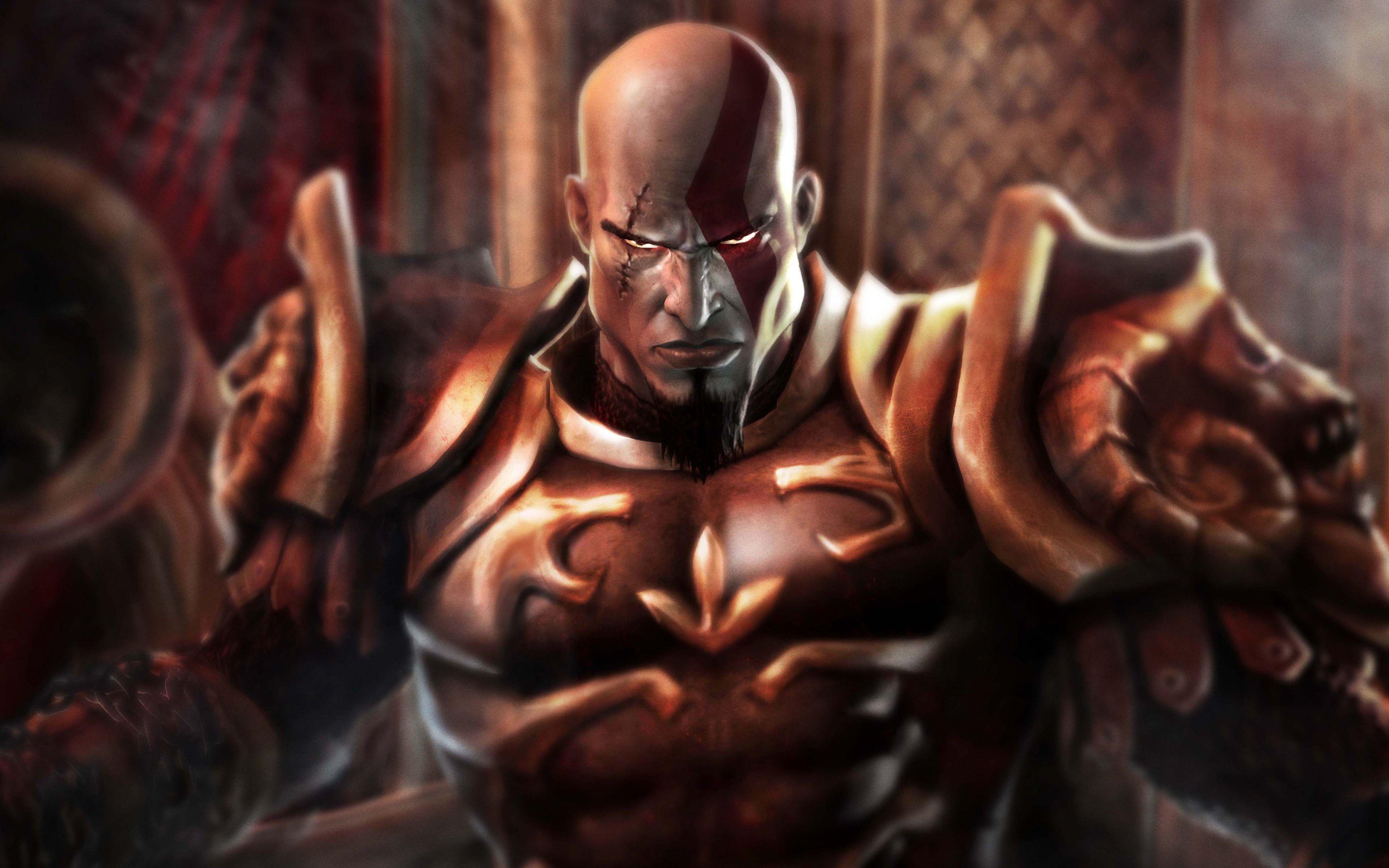 3840x2400 Download Kratos, video game, God of War wallpaper, 3840x 4K Ultra HD 16: Widescreen