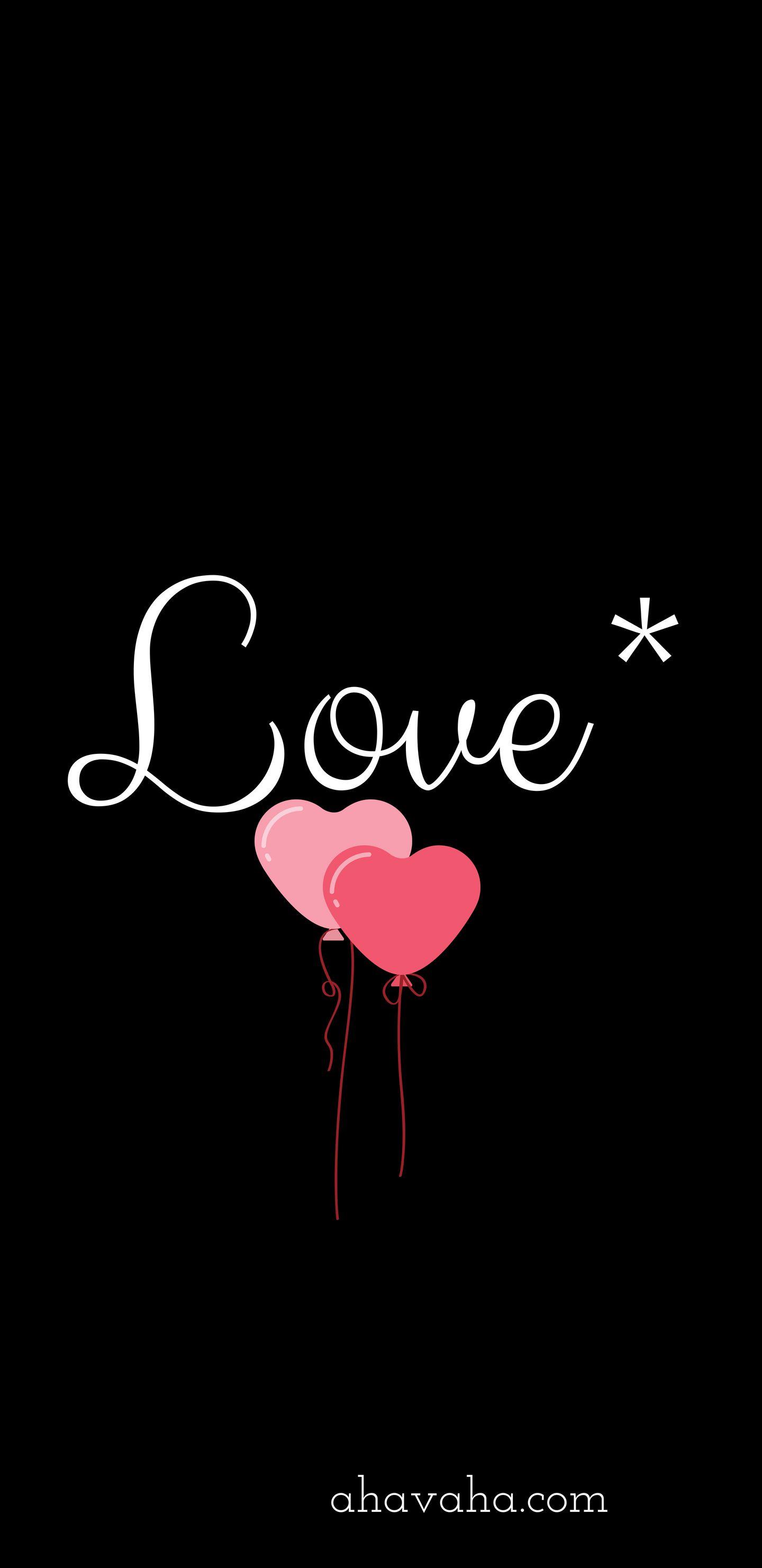 1440x2960 Love Hearts Star Pink White Themed Free Christian Wallpaper and Screensaver Mobile Phone Black Background 11
