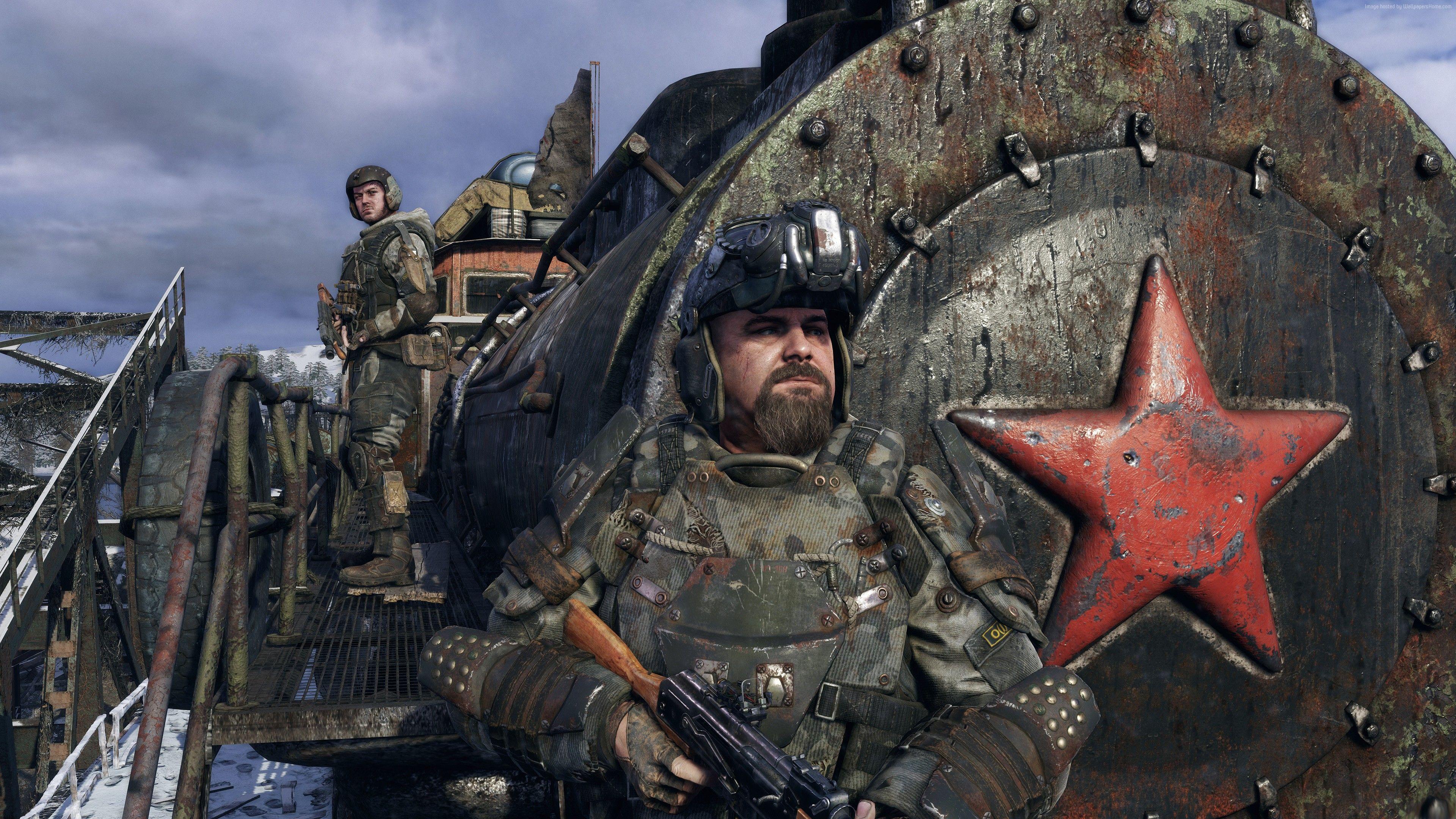 3840x2160 #Metro Exodus, #screenshot, #E3 K. Mocah.org HD Wallpaper