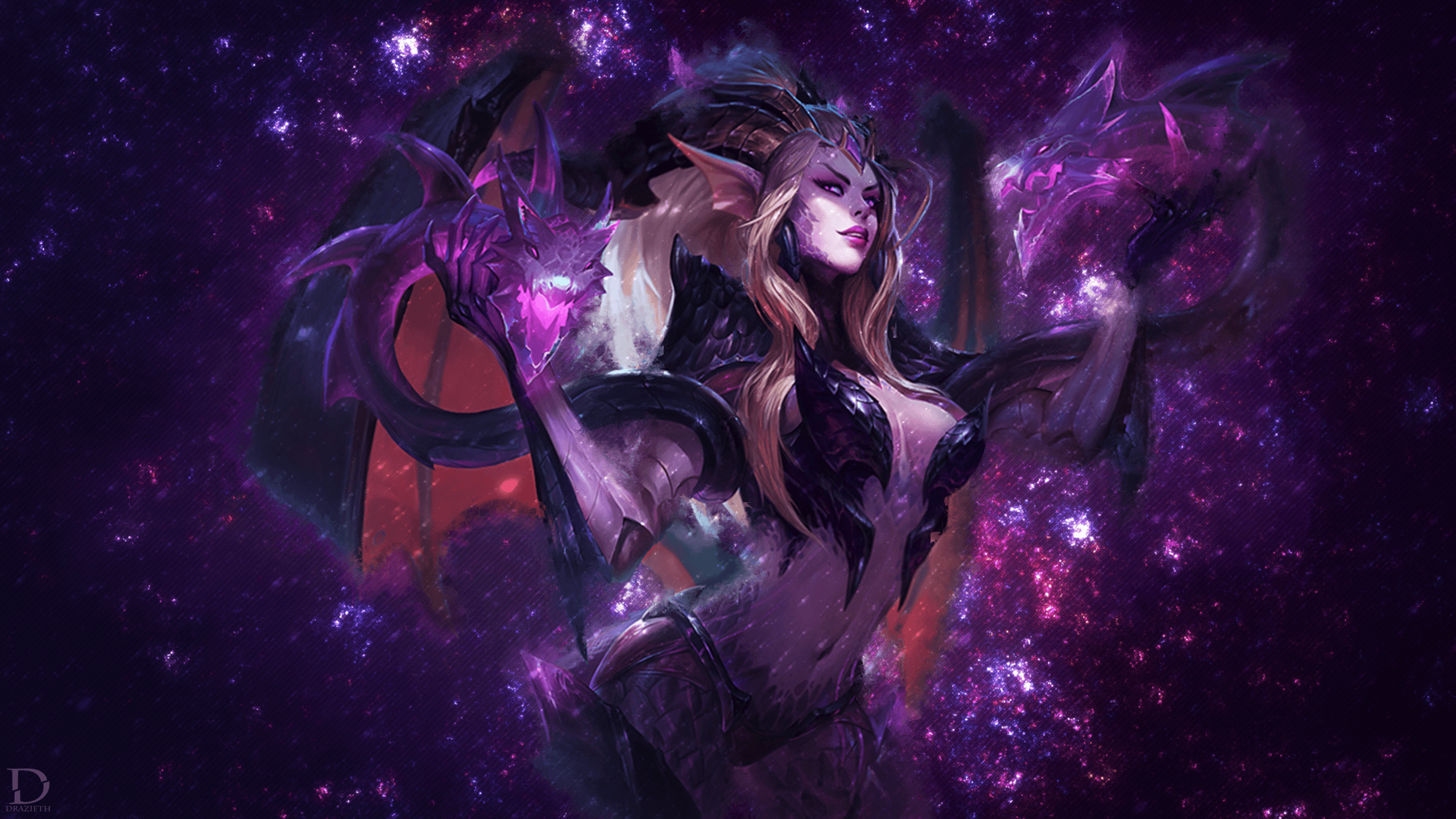 2560x1440 Dragon Sorceress Zyra