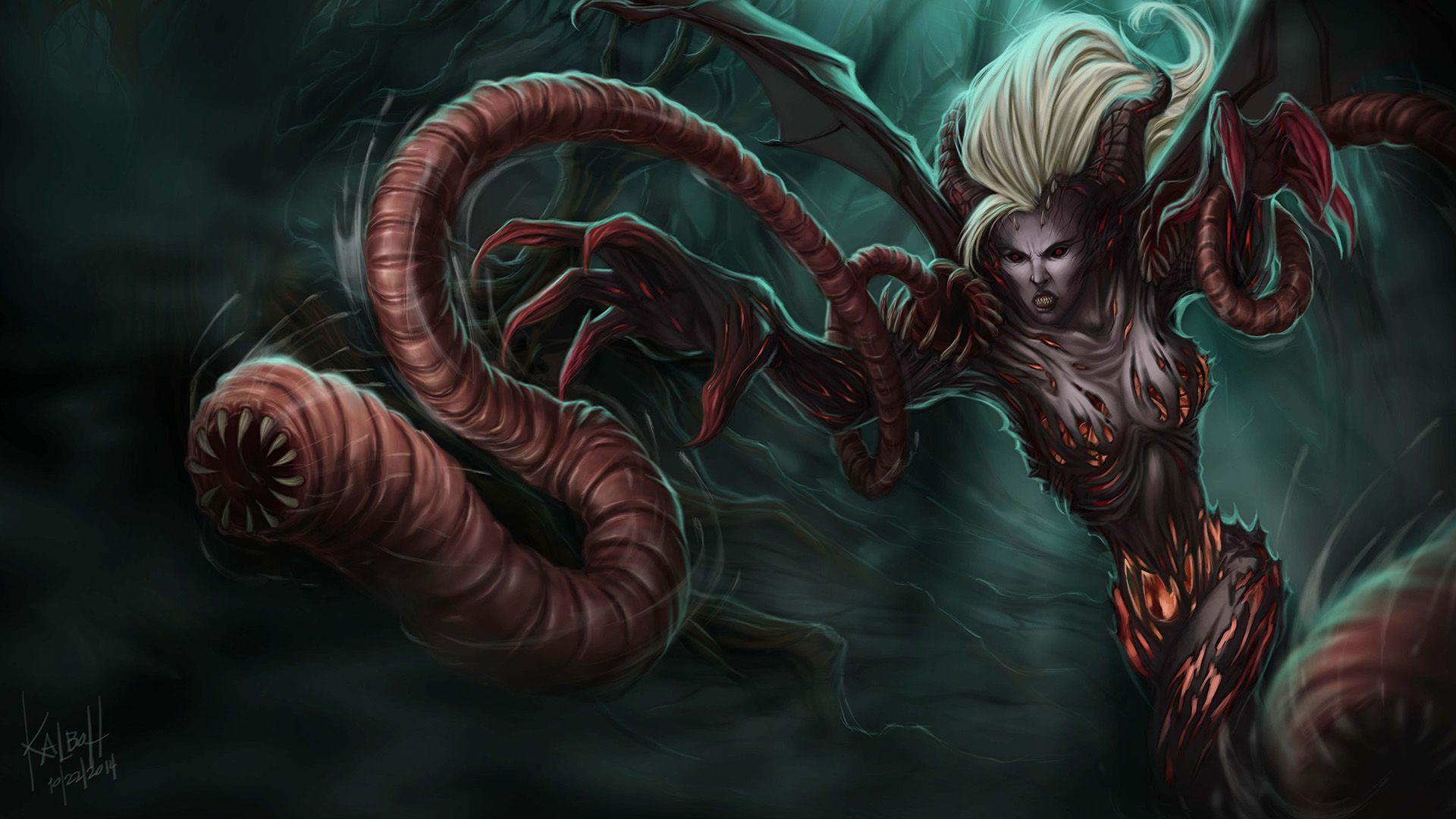 1920x1080 Zyra. Art Of LoL [1920×1080]