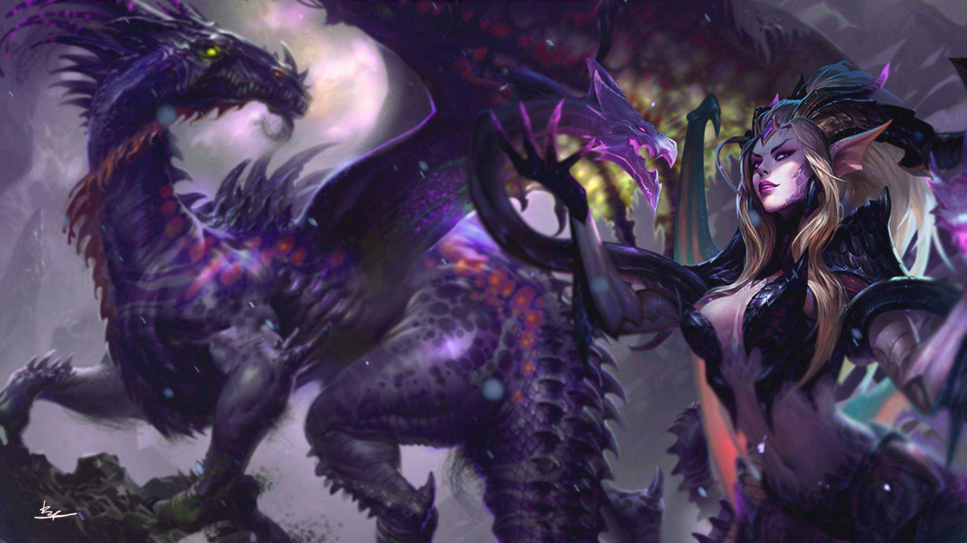 1920x1080 Dragon Sorceress Zyra