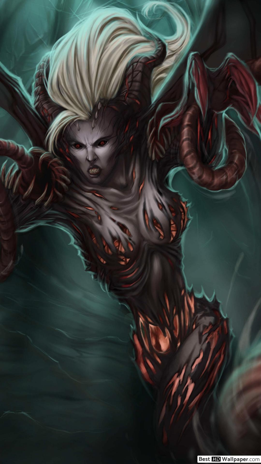 1080x1920 League of legends, zyra HD wallpaper download