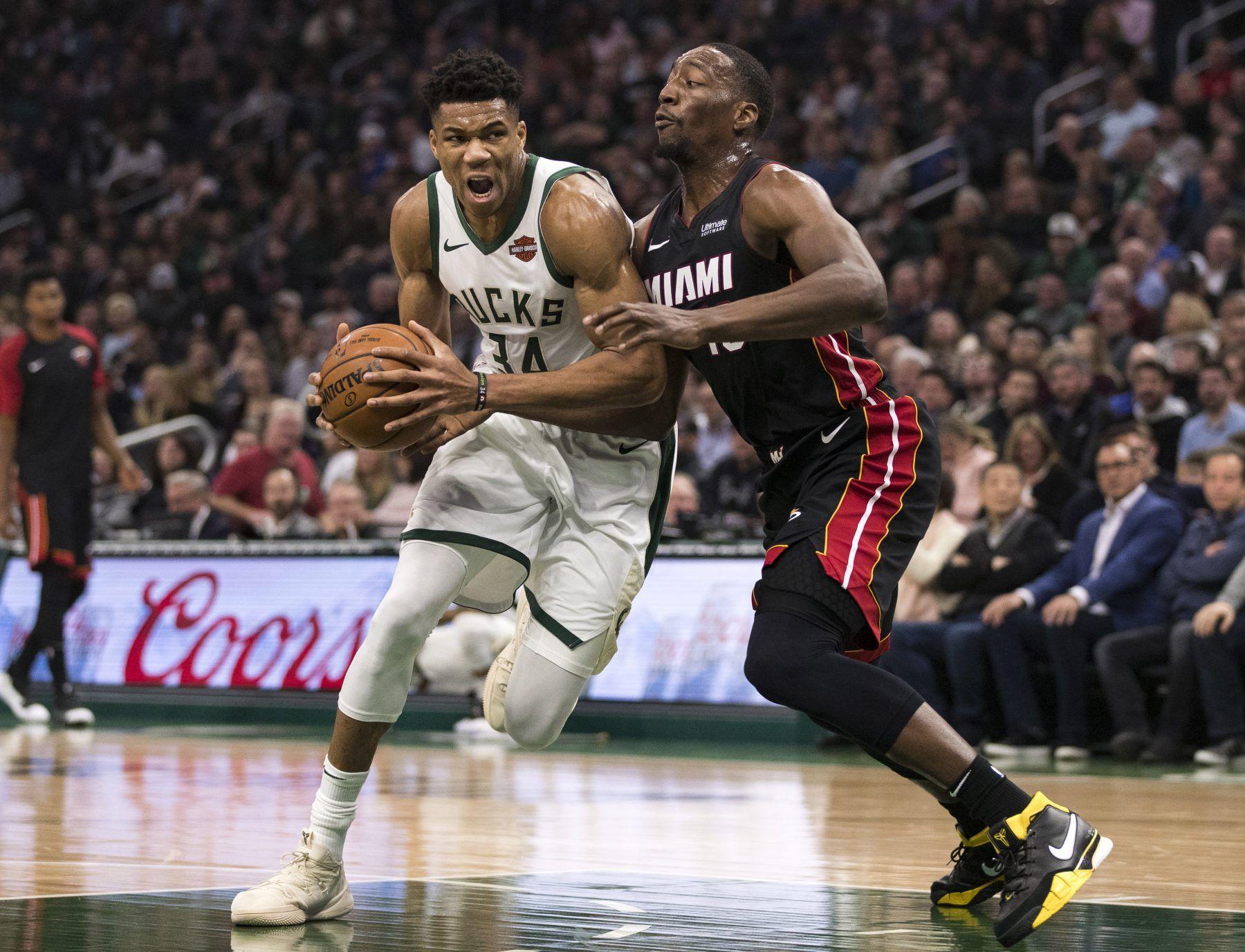 1800x1377 Giannis Antetokounmpo And Bam Adebayo Antetokounmpo Work Out