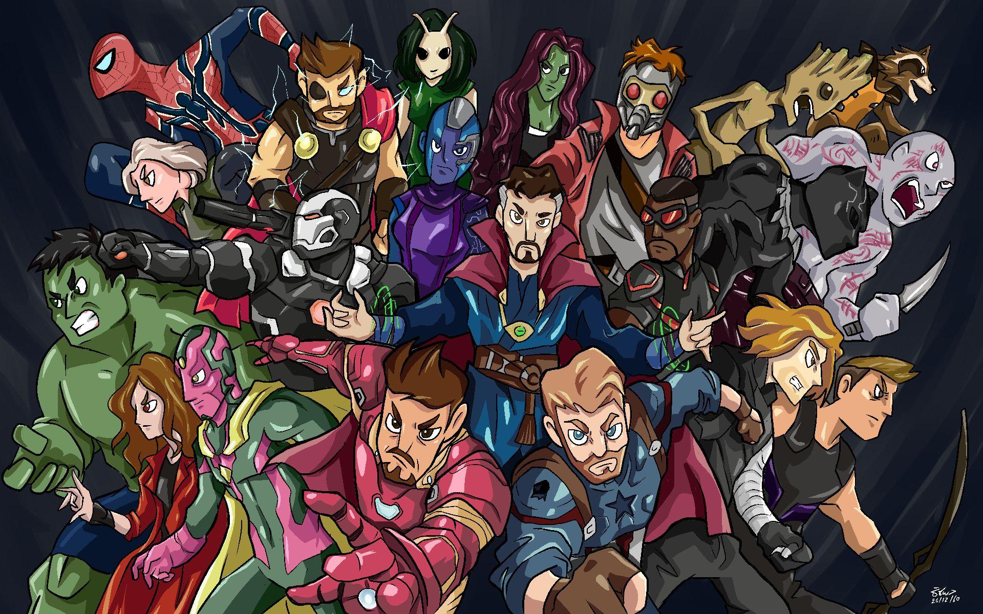 1920x1200 Wallpaper 4k Avengers Infinity War Hero Side Fan Art Artist Wallpaper, Artstation Wallpaper, Avengers Infinity War Wallpaper, Black Panther Wallpaper, Black Widow Wallpaper, Captain America Wallpaper, Captain Marvel Wallpaper, Doctor Strange