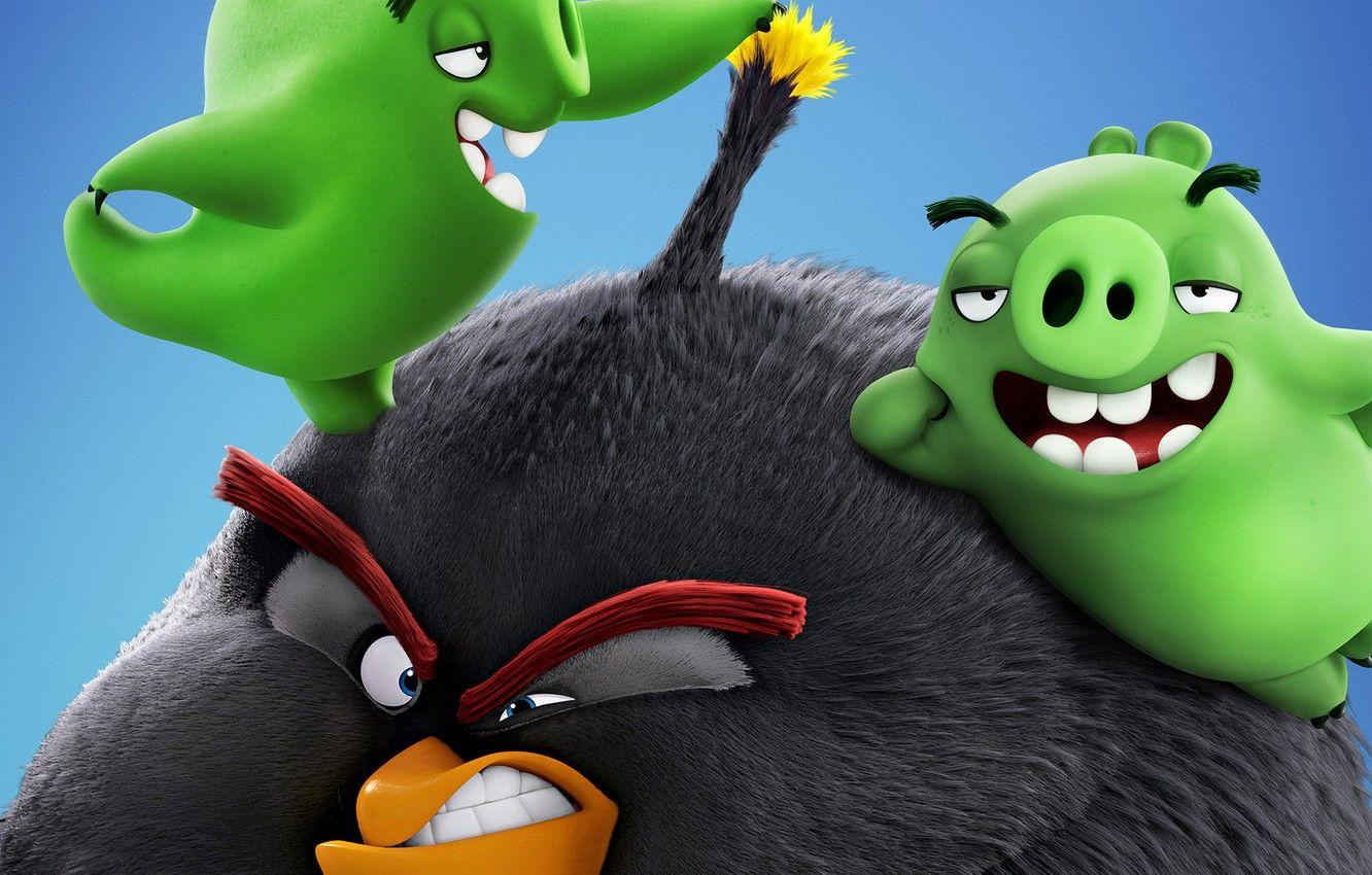 1332x850 Wallpaper anger, bird, pigs, The Angry Birds Movie - for desktop, section фильмы