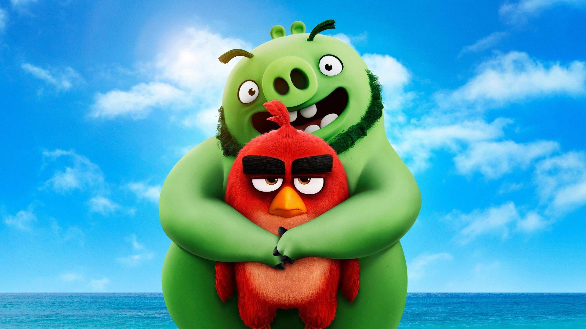 1920x1080 Desktop wallpaper movie, piggy and birdy, the angry birds movie HD image, picture, background, 5b28d9
