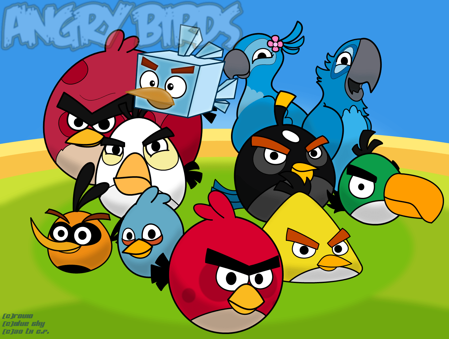 1450x1095 Angry Bird Wallpaper