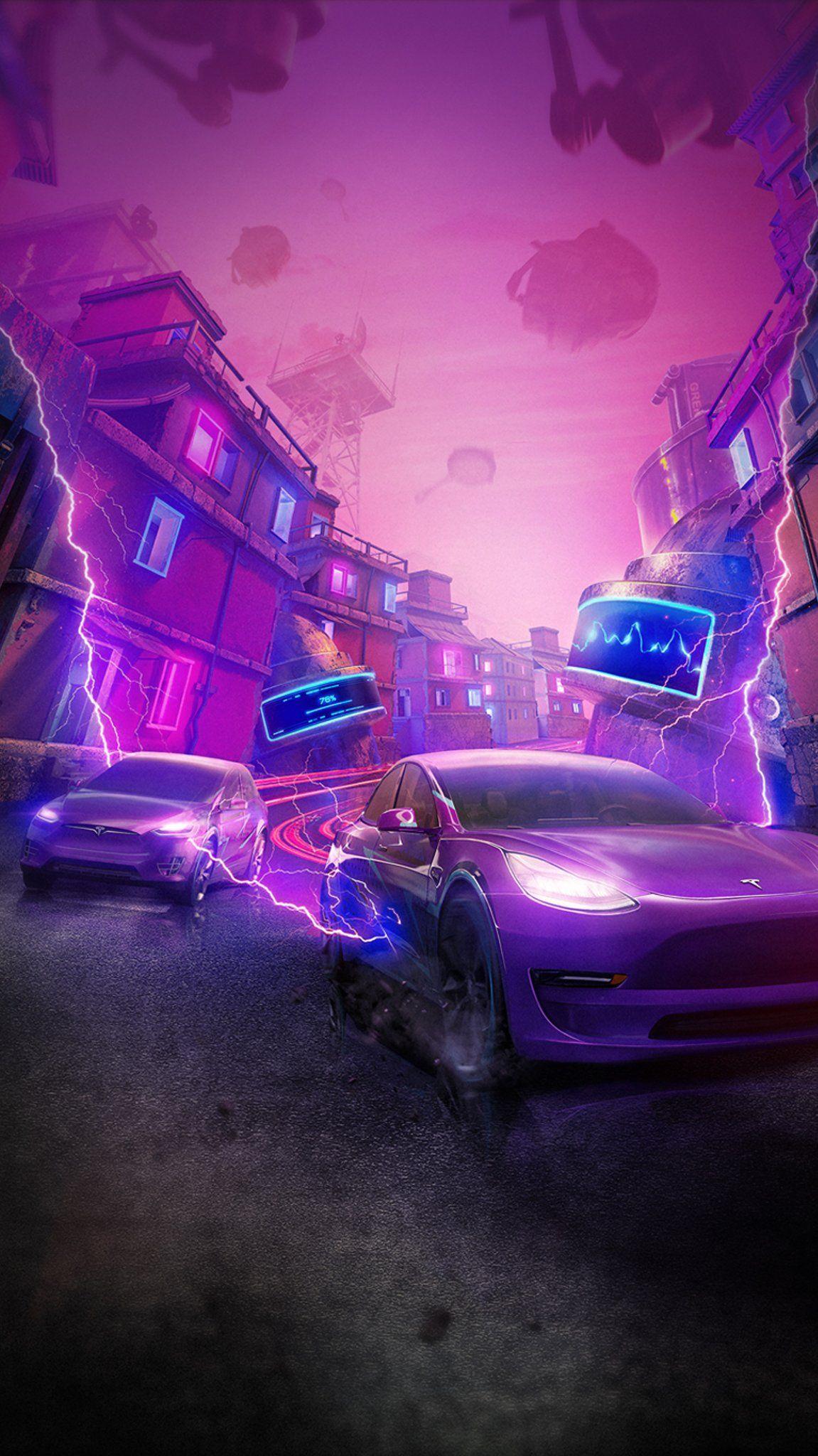 1151x2047 Tesla China up the energetic wallpaper, and charge your everyday adventure！