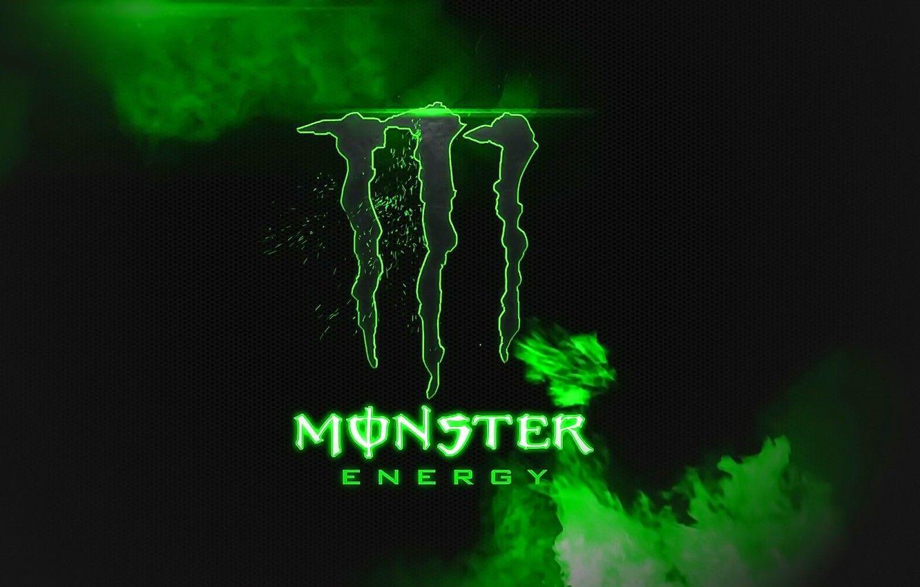 1332x850 Wallpaper logo, Monster Energy, brand, energetic image for desktop, section минимализм