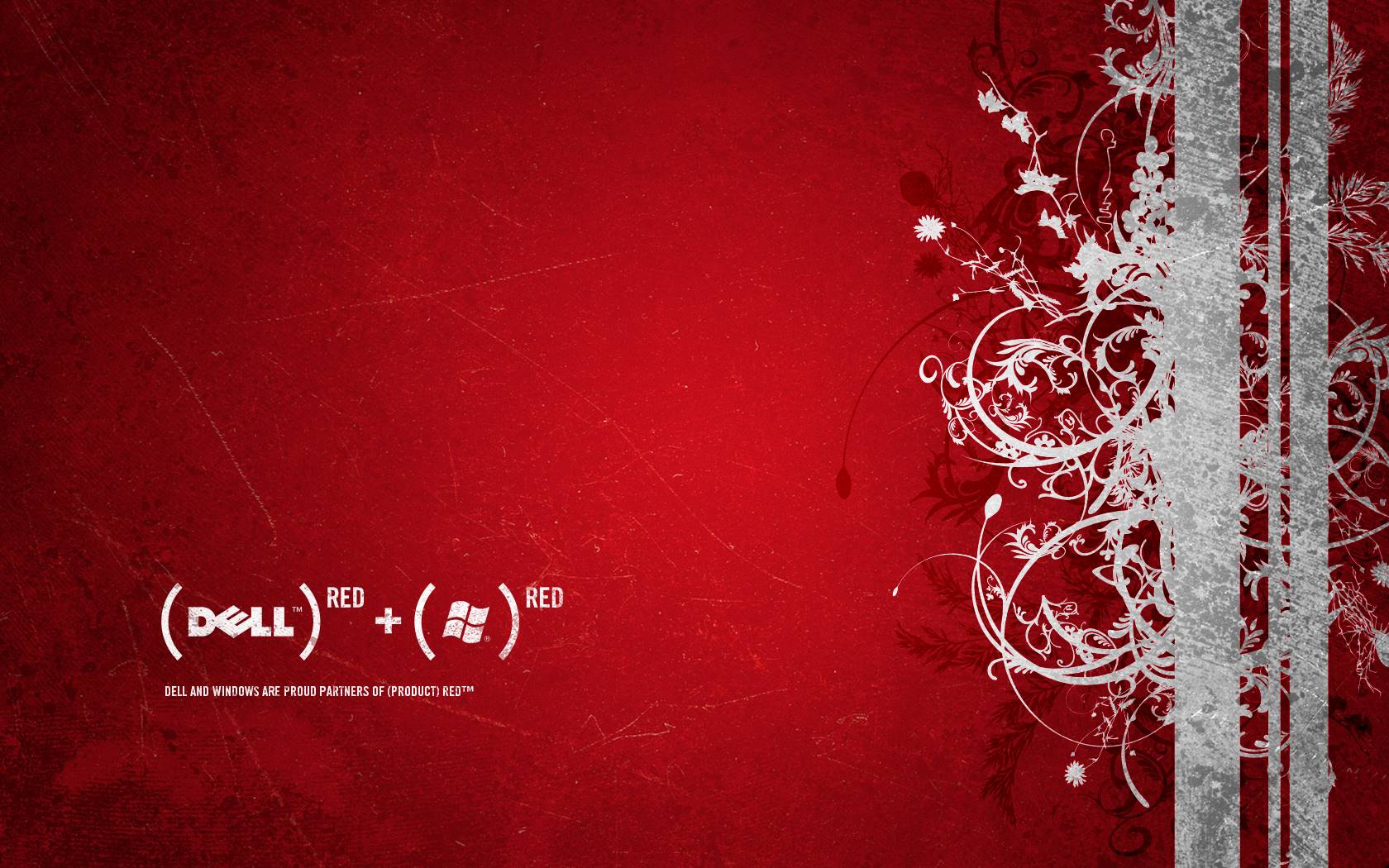1680x1050 Dell XPS One (Product) RED Flourish Wallpaper