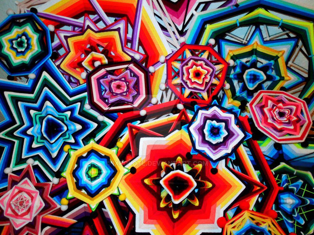 1024x768 Mexican 3D Mandalas