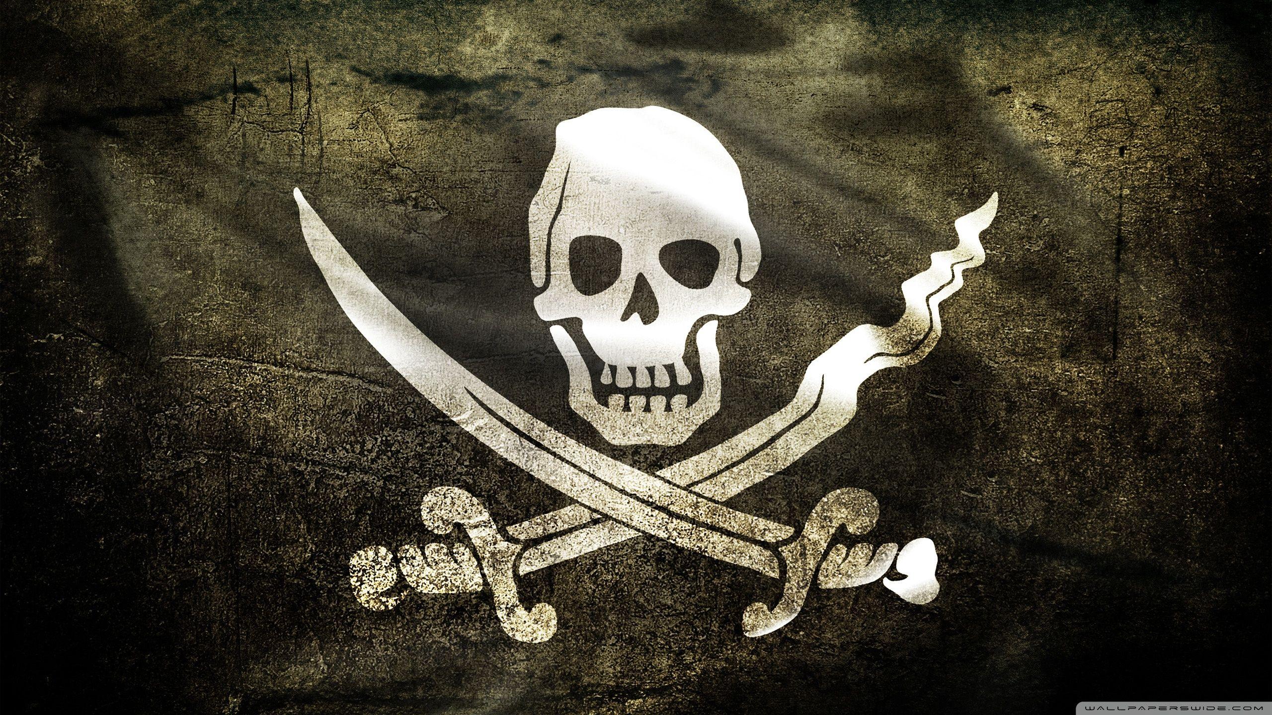 2560x1440 Pirate Flag Ultra HD Desktop Background Wallpaper for 4K UHD TV : Tablet