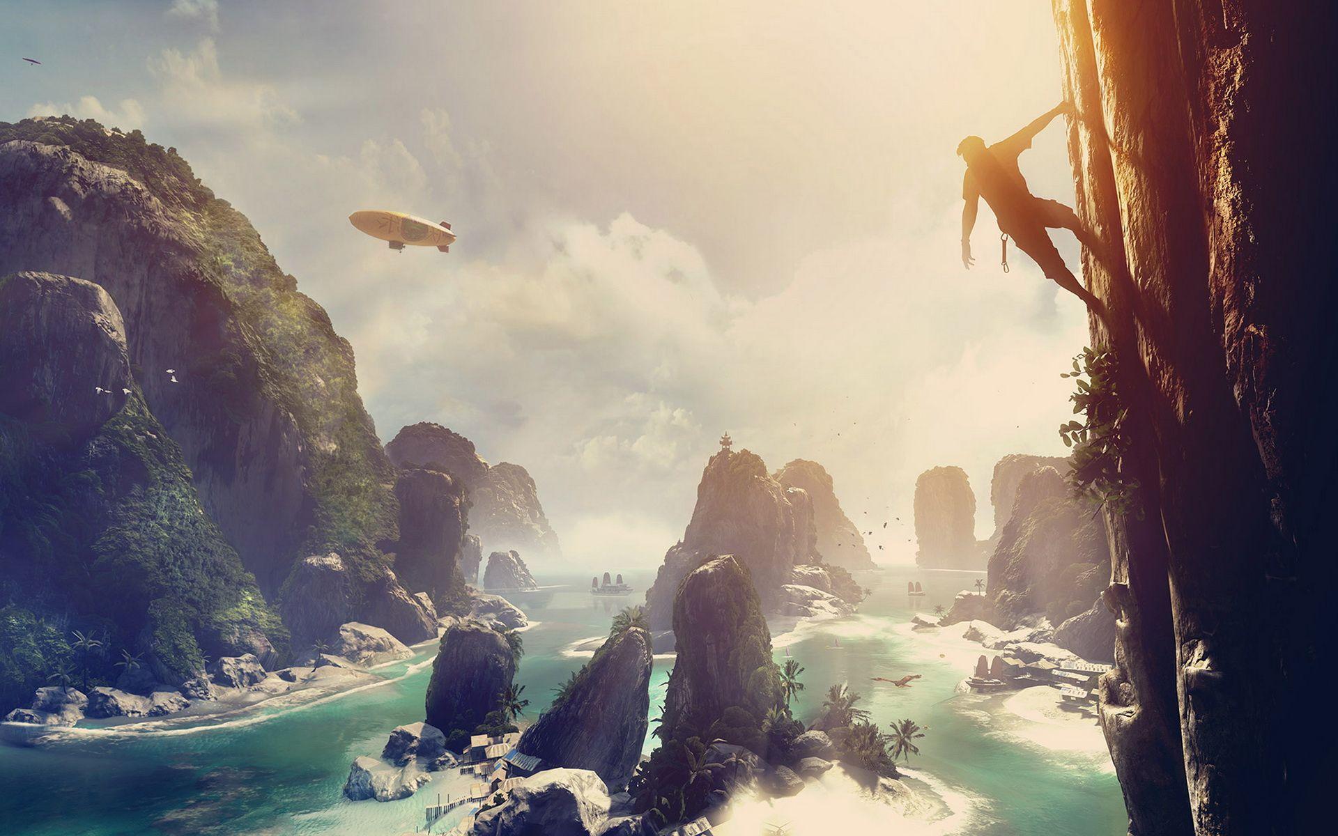 1920x1200 The Climb Game HD Wallpaper 67759 1920x1200px