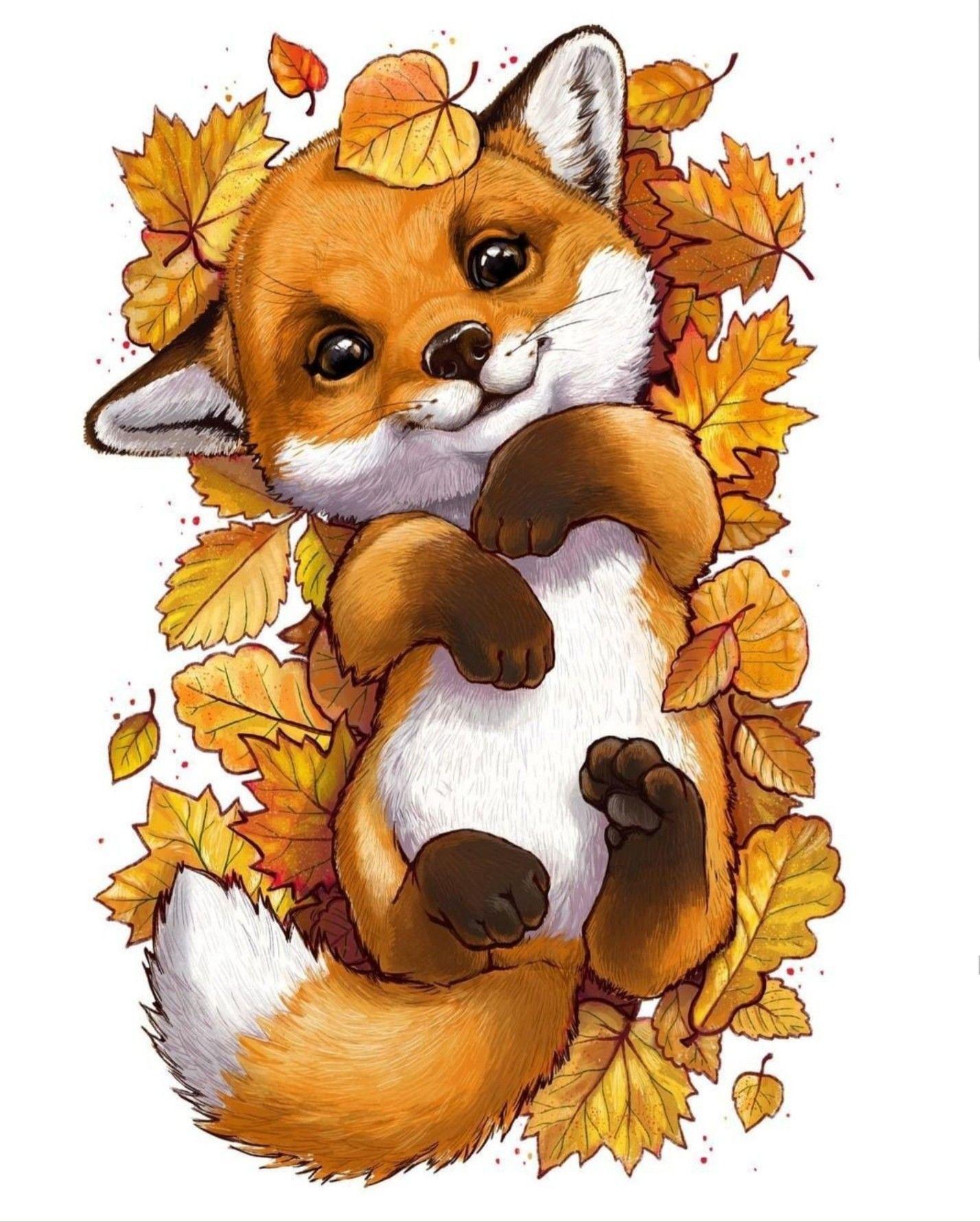 1428x1781 cutefox #cutefox The Effective Picture We Offer You About Drawing Inspirational beautiful A qua. Animal drawings, Animal illustration, Cute animal drawings