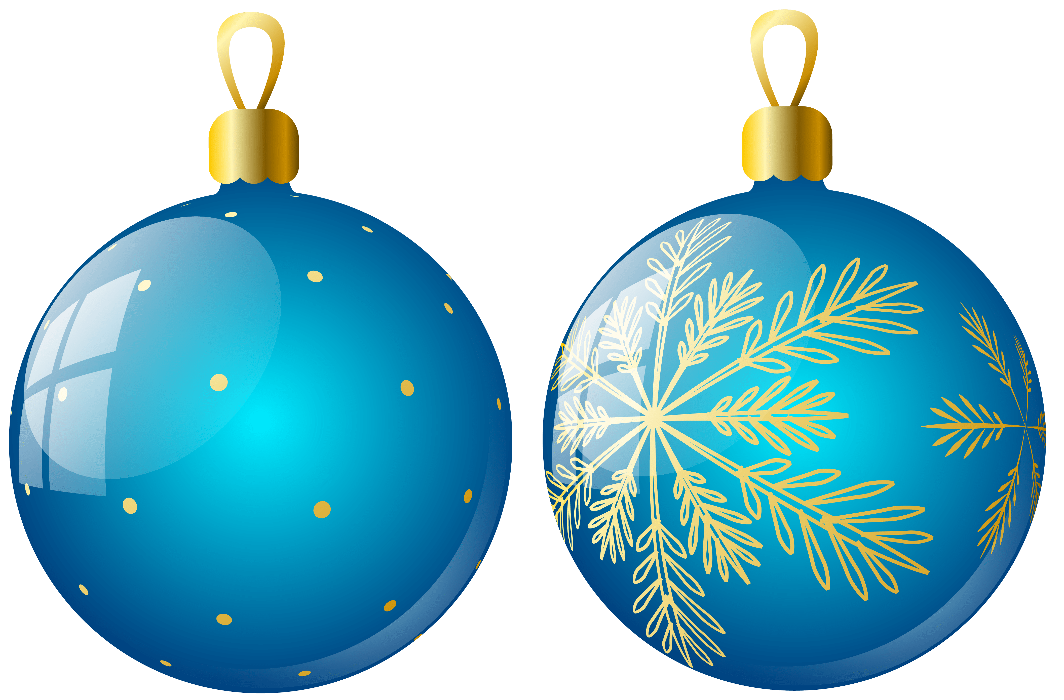 4228x2783 Transparent Two Blue Christmas Balls Ornaments Clipart Quality Image And Transparent PNG Free Clipart