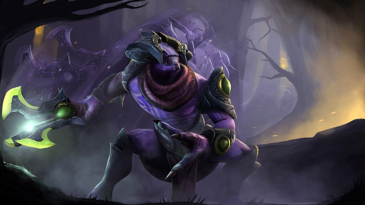 1244x700 DOTA 2 Faceless Void Monster Games Fantasy artwork warrior wallpaperx1080