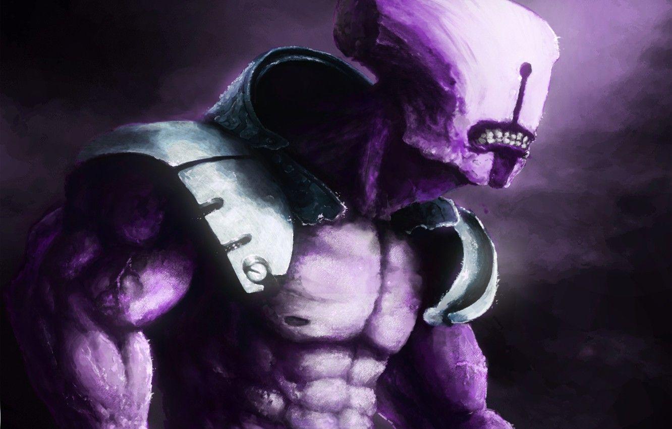 1332x850 Wallpaper lilac, being, art, torso, muscle, press, Dota Faceless Void, Dark terror, Tensaiteki image for desktop, section игры