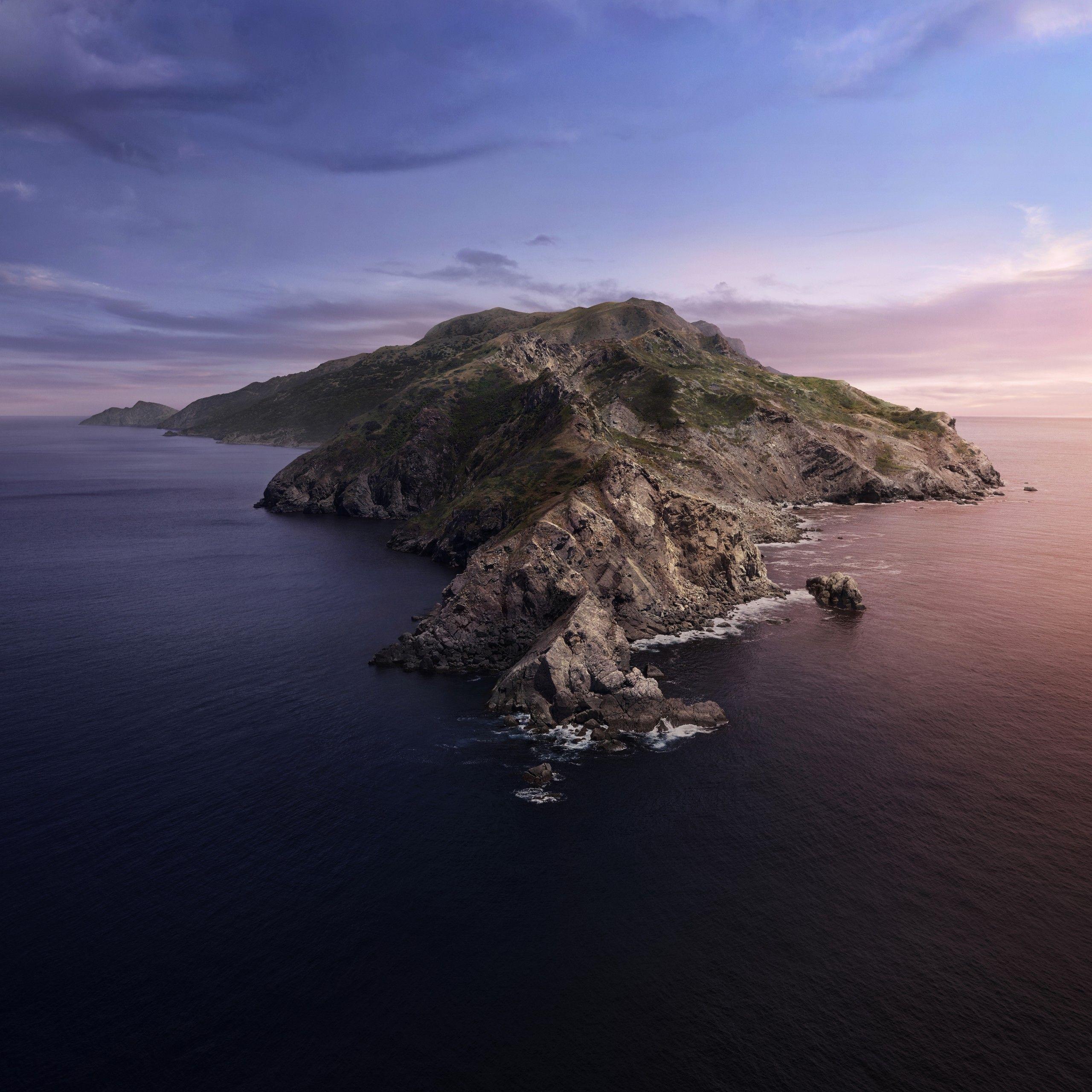 2560x2560 Wallpaper macOS Catalina, Day time, Catalina Island, Landscape, Aerial view, Nature,. Wallpaper for iPhone, Android, Mobile and Desktop