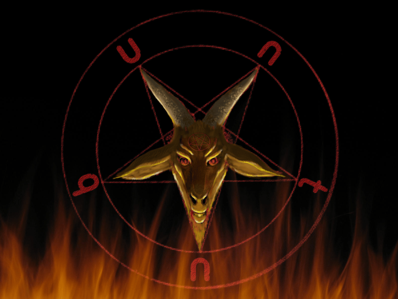 1600x1200 Satanism Wallpaper