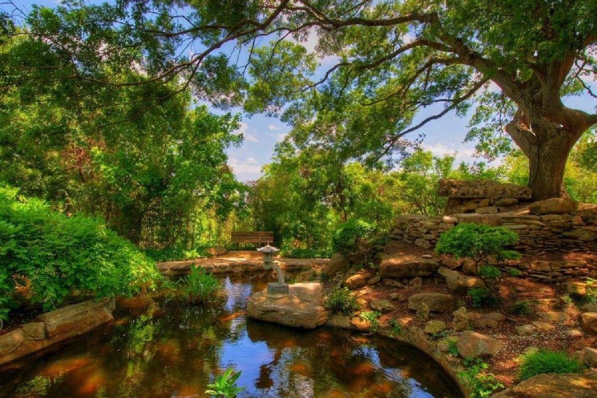 1200x800 Miscellaneous: Nature Japanese Botanical Water Garden Wallpaper