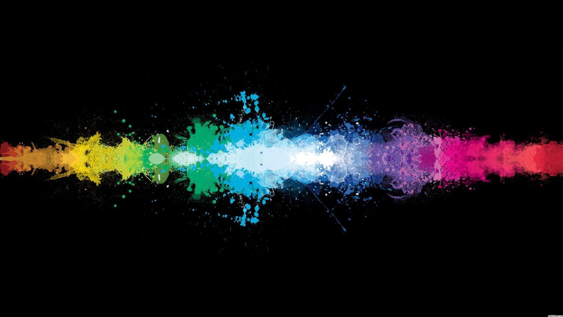 1920x1080 Paint Splatter Wallpaper Background