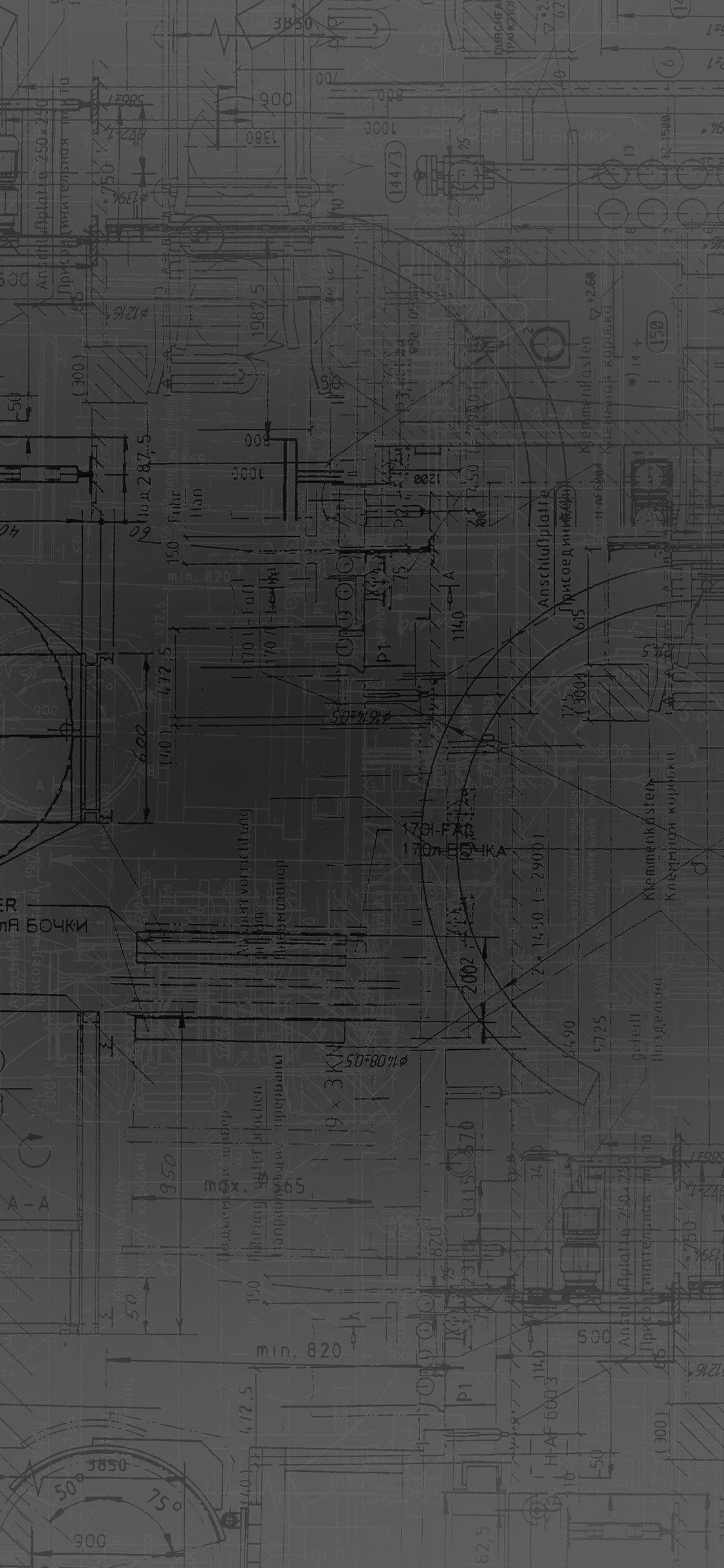 1125x2436 iPhone X wallpaper. brainstorming abstract pattern dark