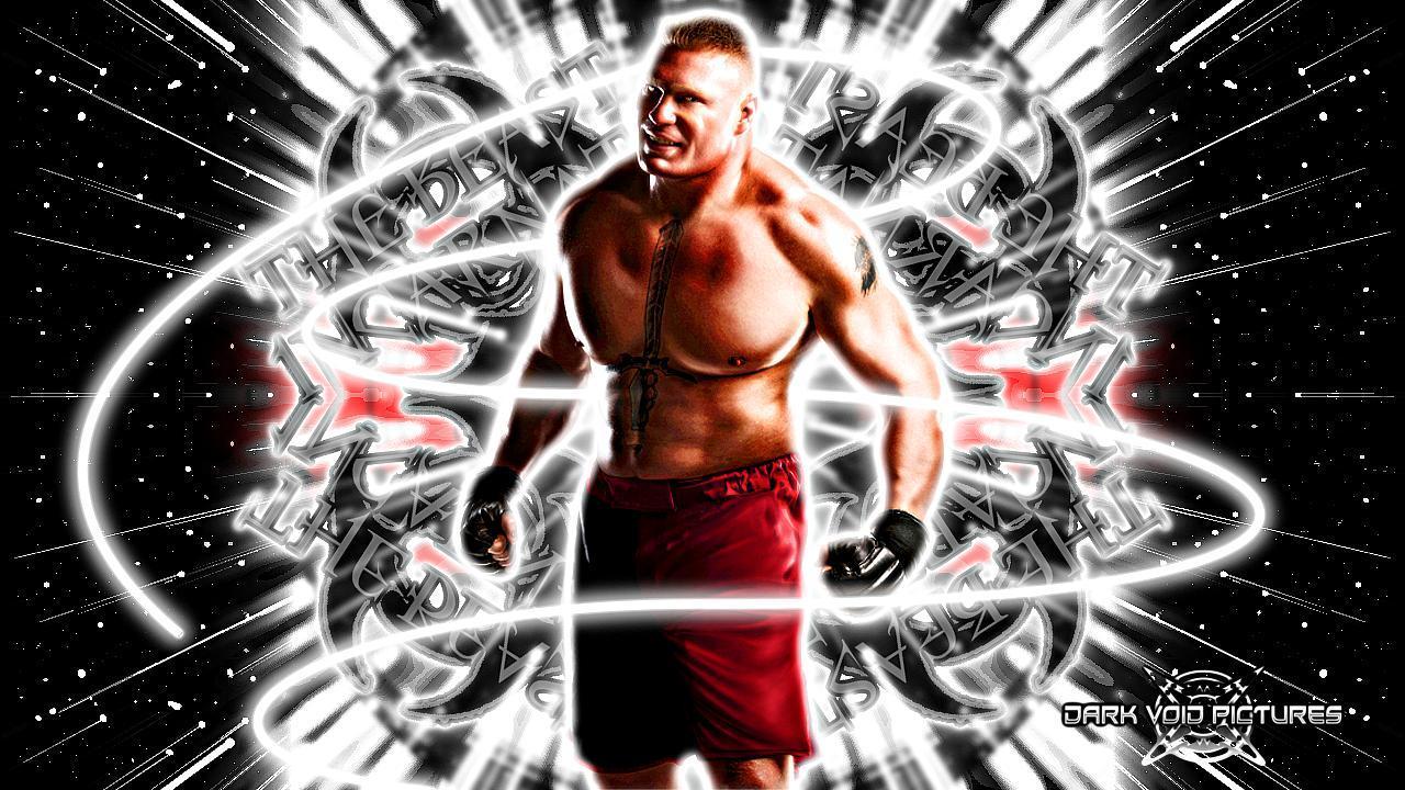 1280x720 Brock Lesnar Logo Wallpaper