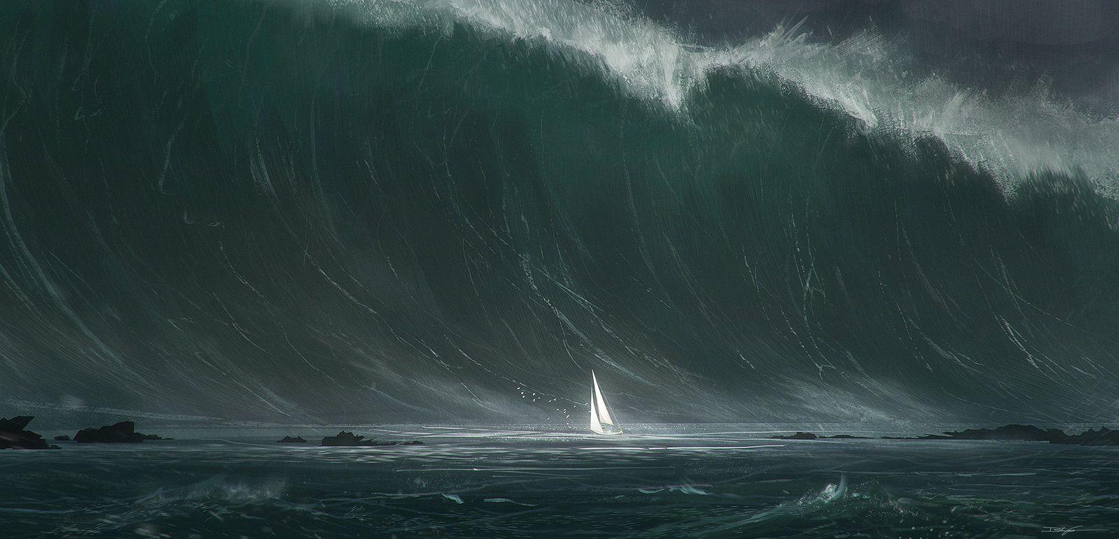 1600x771 Rogue Wave Wallpaper. Great Wave Wallpaper, iPod Wave Wallpaper and Retro New Wave Wallpaper