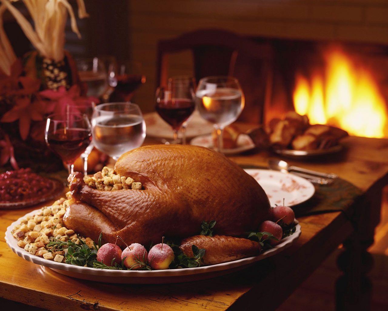 1280x1024 Christmas Turkey Wallpaper
