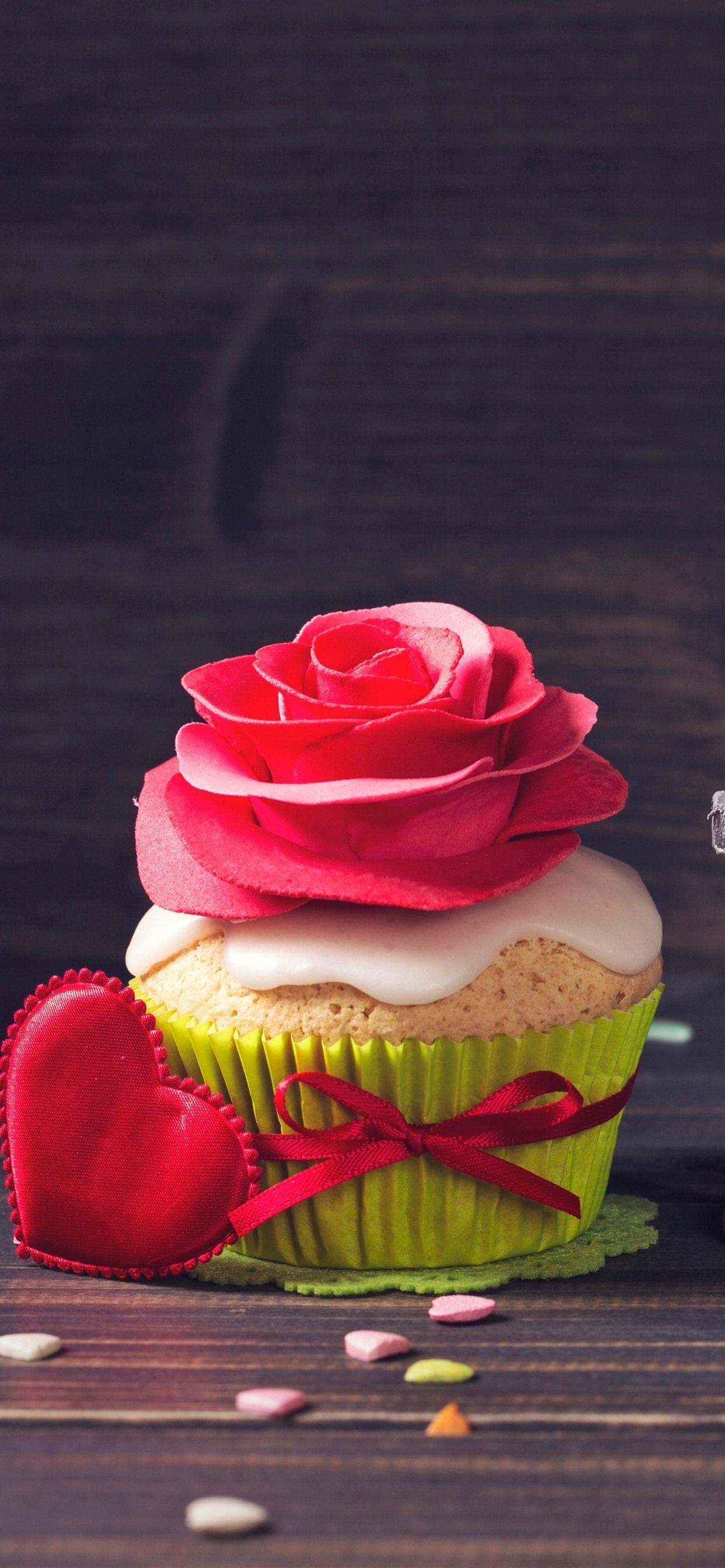 1242x2688 Love, Cupcake, Rose, Love Hearts 1242x2688 IPhone 11 Pro XS Max Wallpaper, Background, Picture, Image