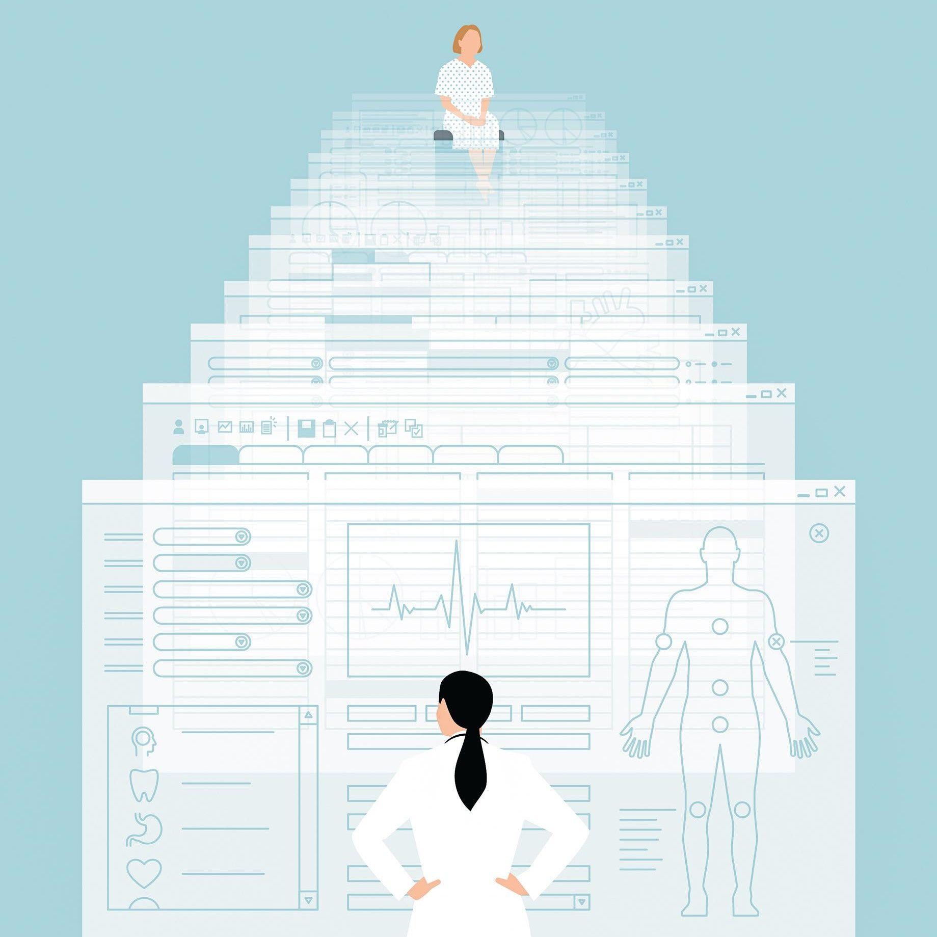 1839x1839 Why Doctors Hate Their Computers. The New Yorker