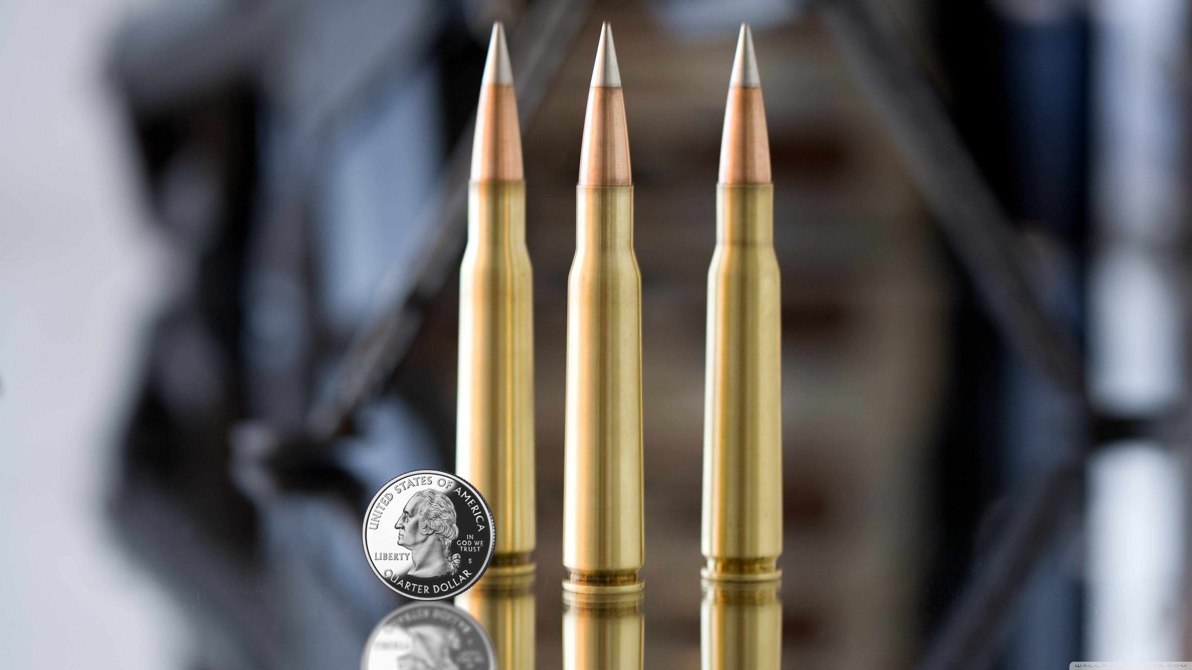 3840x2160 Machine Gun Bullets ❤ 4K HD Desktop Wallpaper for 4K Ultra HD TV