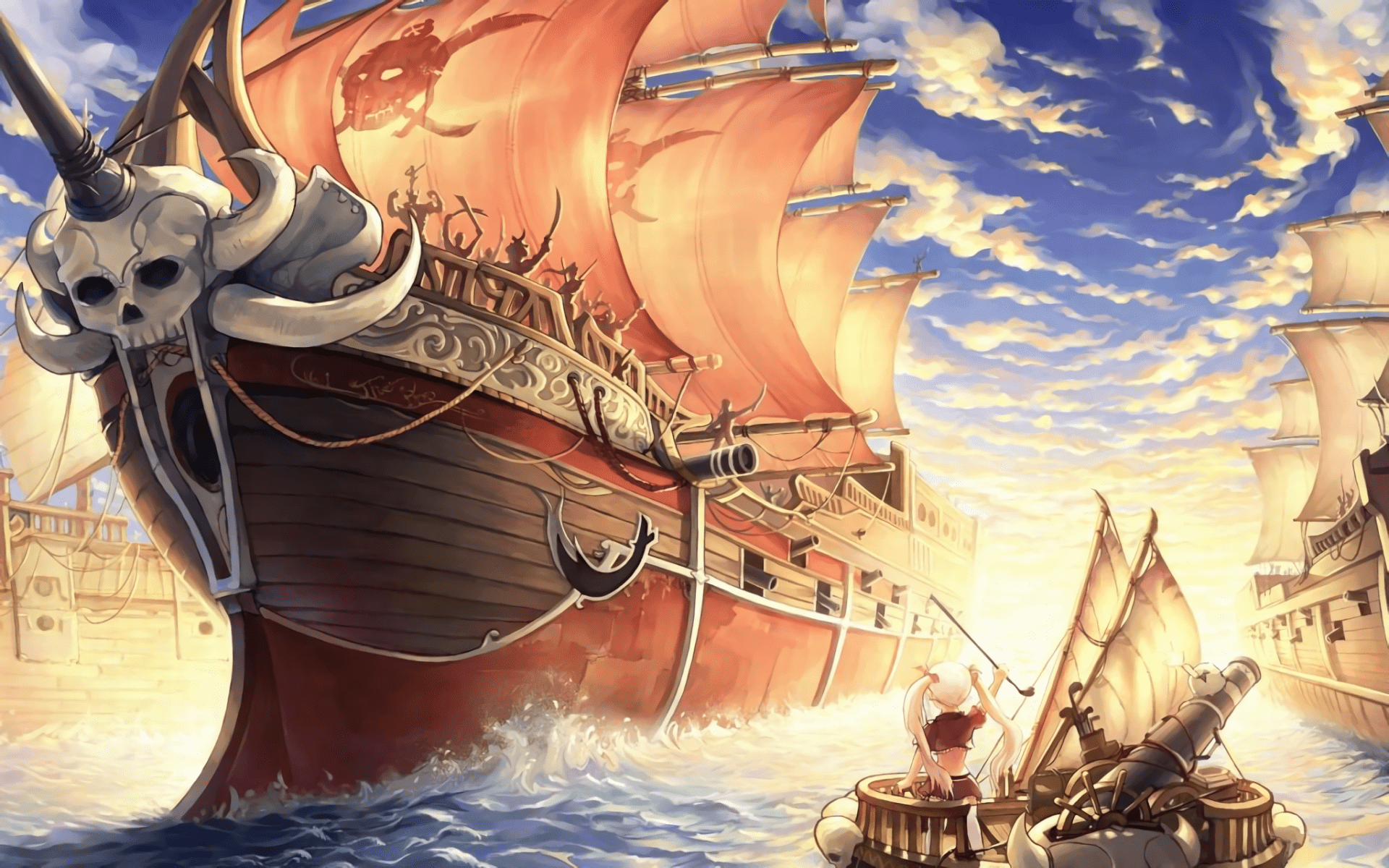 Anime Ship Wallpapers Top Free Anime Ship Backgrounds Wallpaperaccess