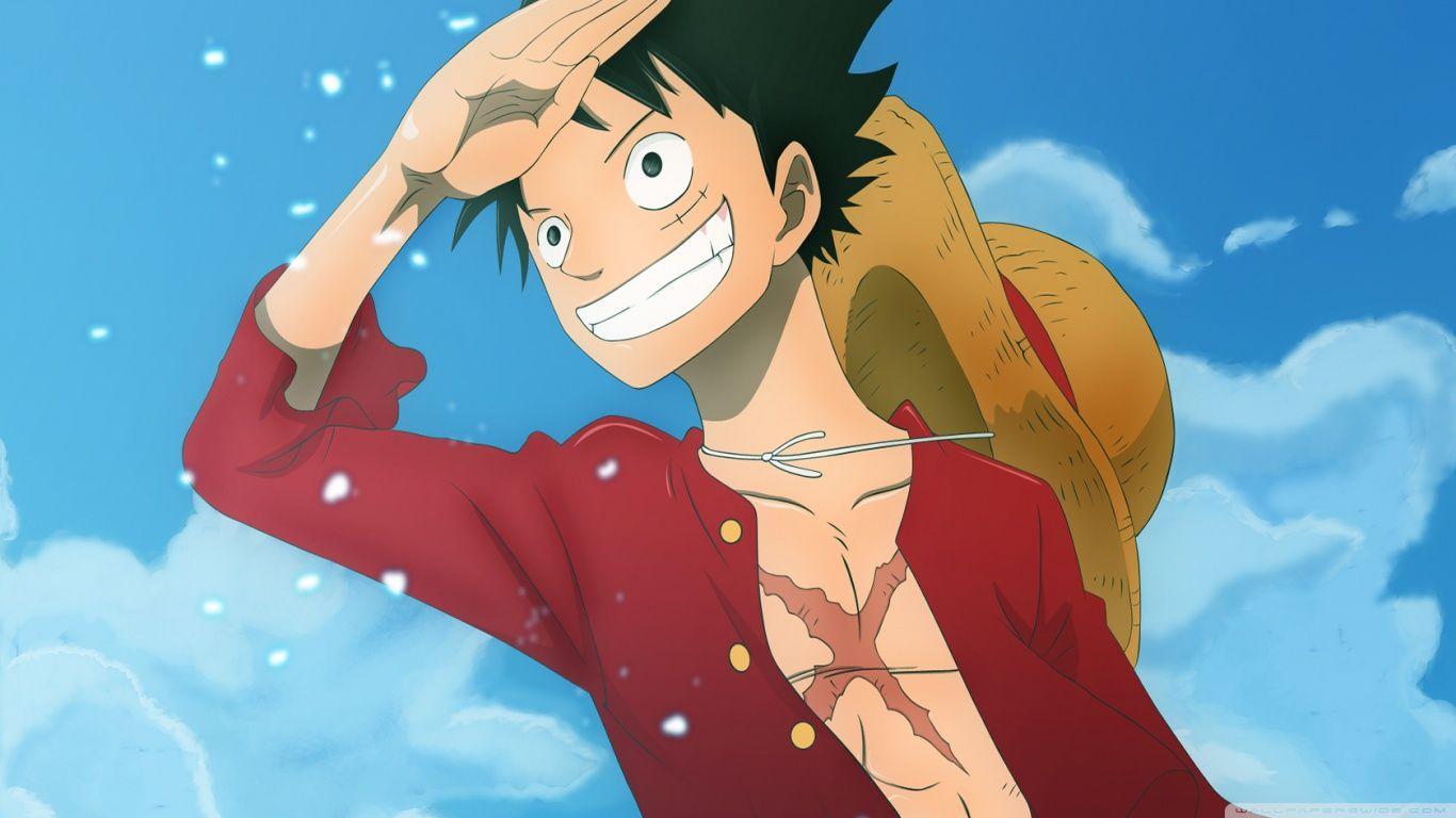 1366x768 One Piece Luffy Wallpaper HD