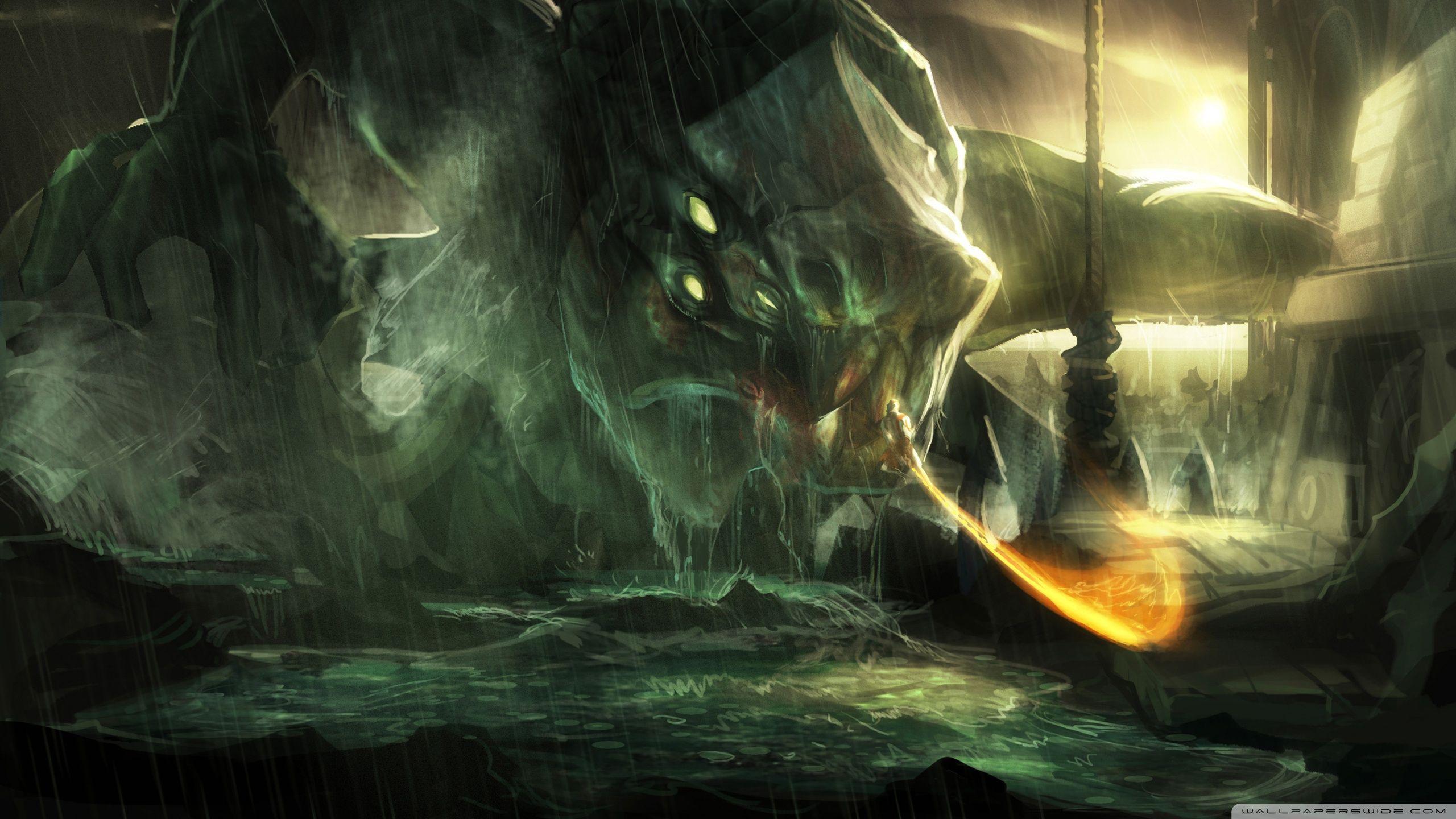 2560x1440 Mythology Wallpaper