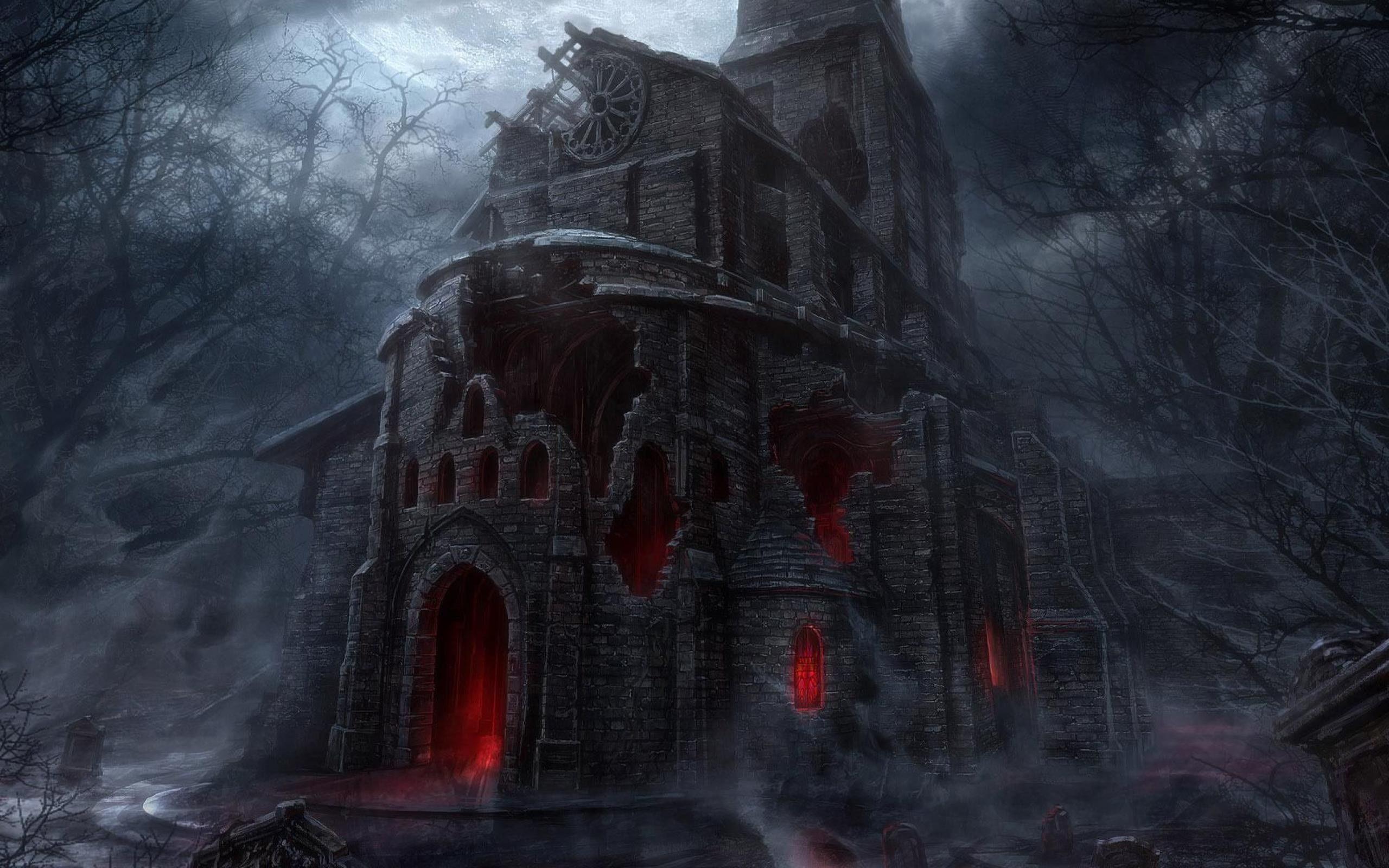 2560x1600 Horror Background