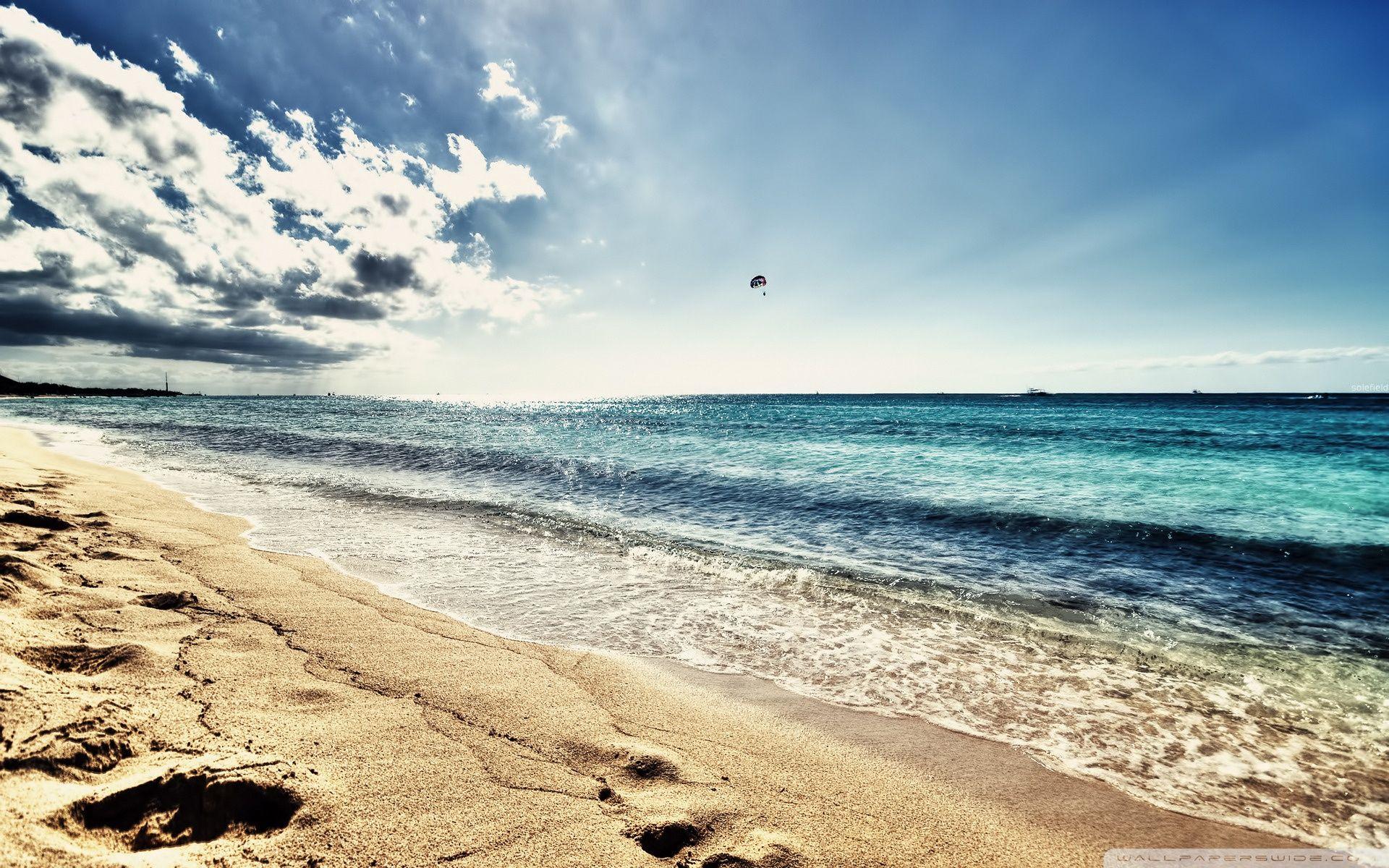 1920x1200 Fantastic HDR Beach wallpaperx1200