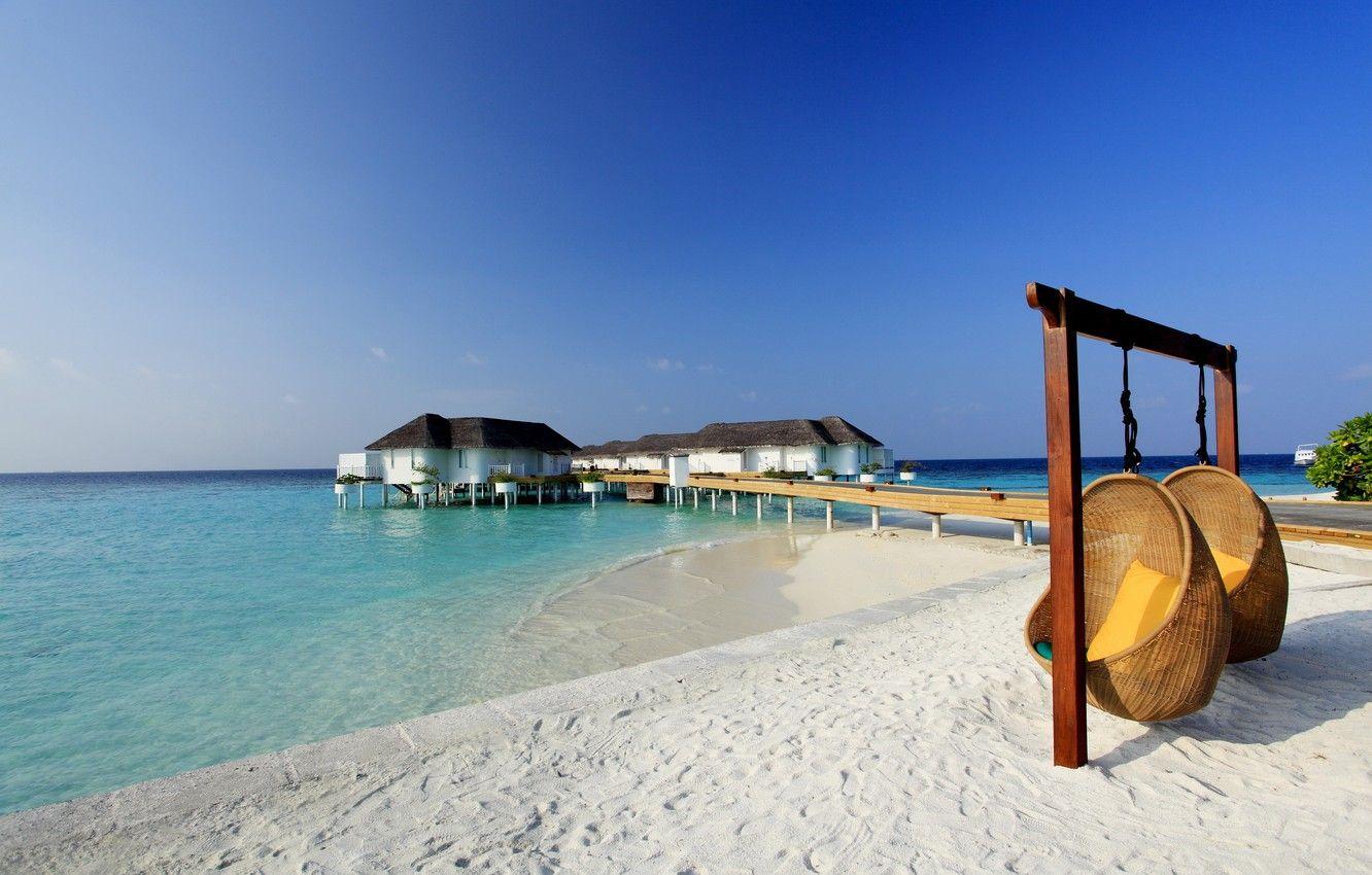 1332x850 Wallpaper beach, the ocean, resort, white sand, resort, fantastic Maldives, Mirihi Island image for desktop, section пейзажи