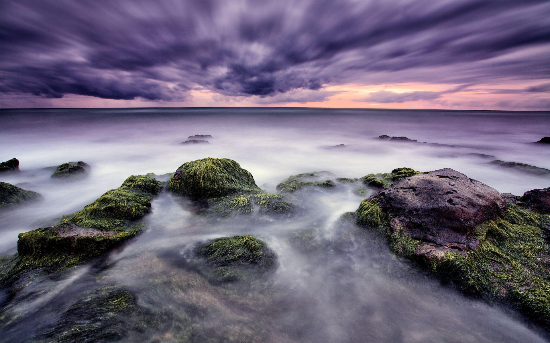 1920x1200 Fantastic HDR Beach Wallpaper