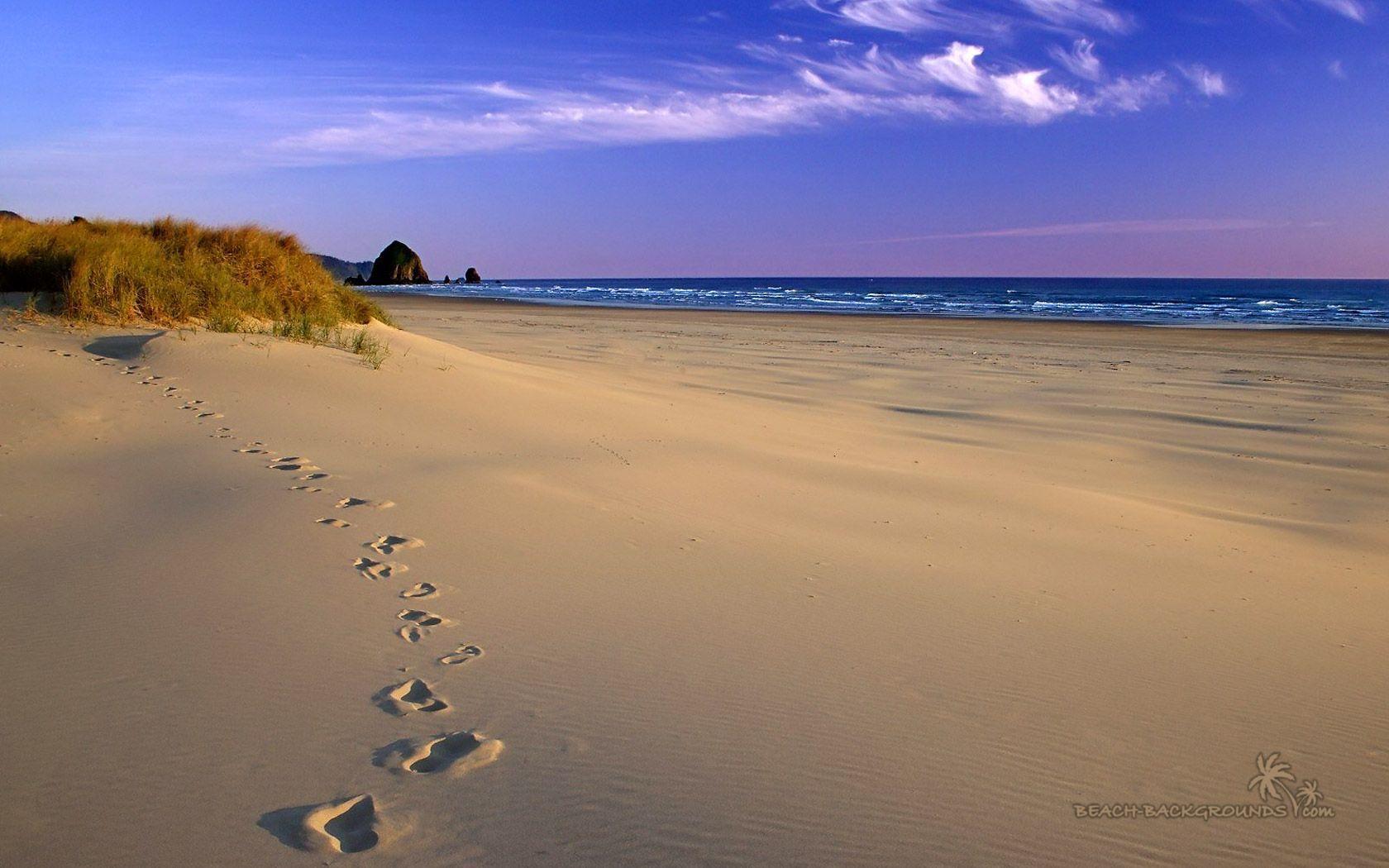 1680x1050 Sandy Beach Wallpaper