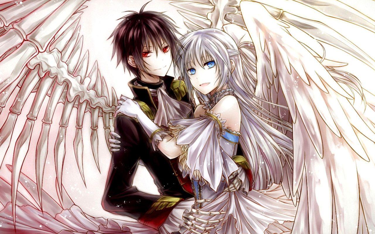 anime angel and demon base