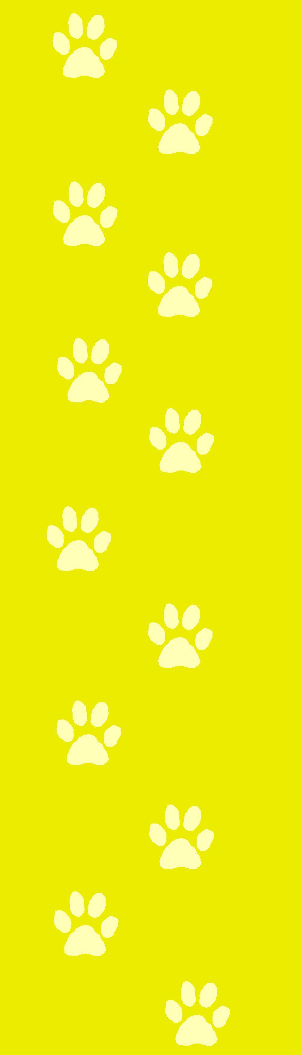 1000x3500 Paw Print Wallpaper