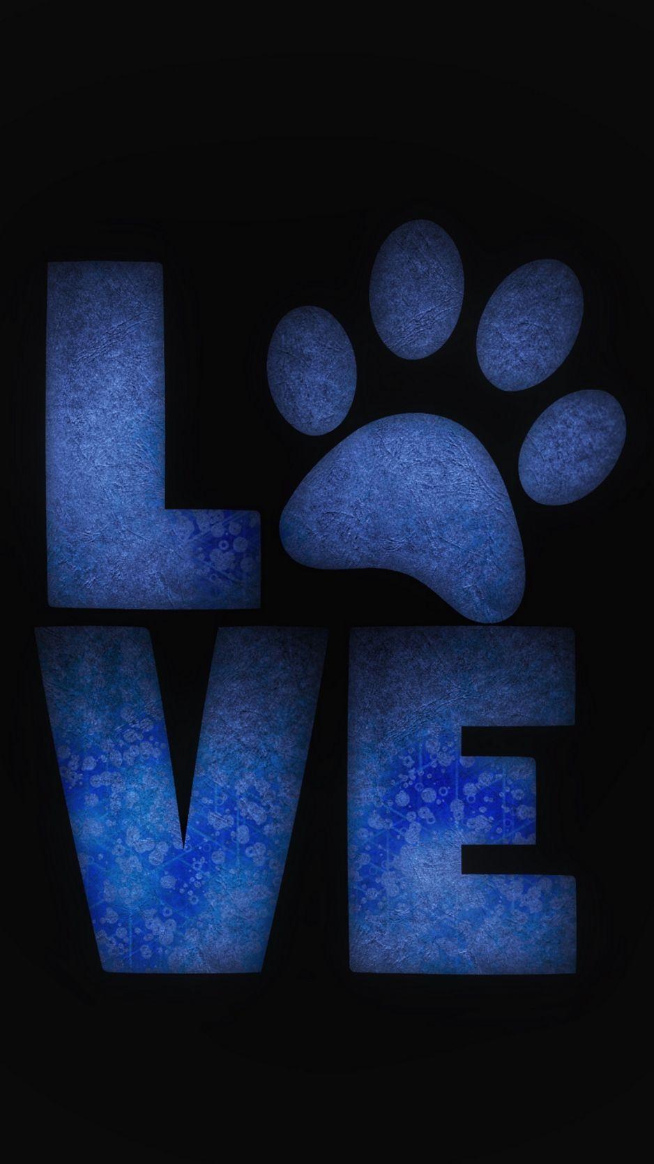 938x1668 Wallpaper Love, Paw, Animals, Care Print iPhone Download Wallpaper